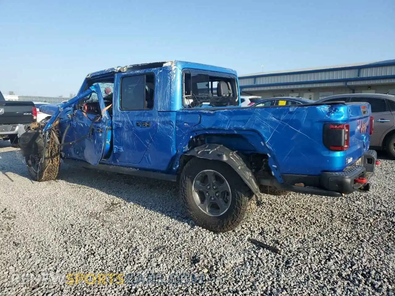 2 Photograph of a damaged car 1C6JJTBGXML551111 JEEP GLADIATOR 2021