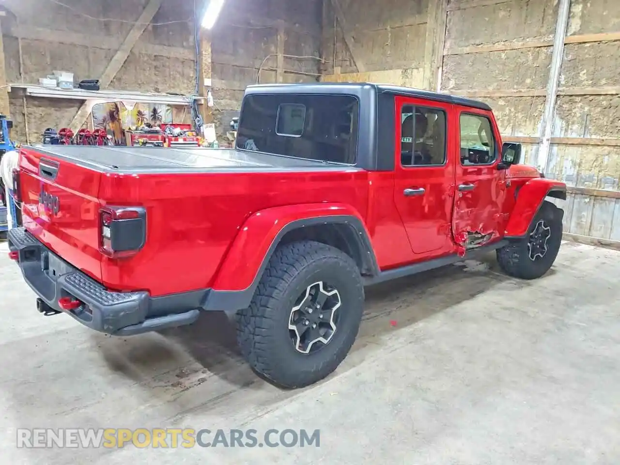 3 Photograph of a damaged car 1C6JJTBGXML613557 JEEP GLADIATOR 2021