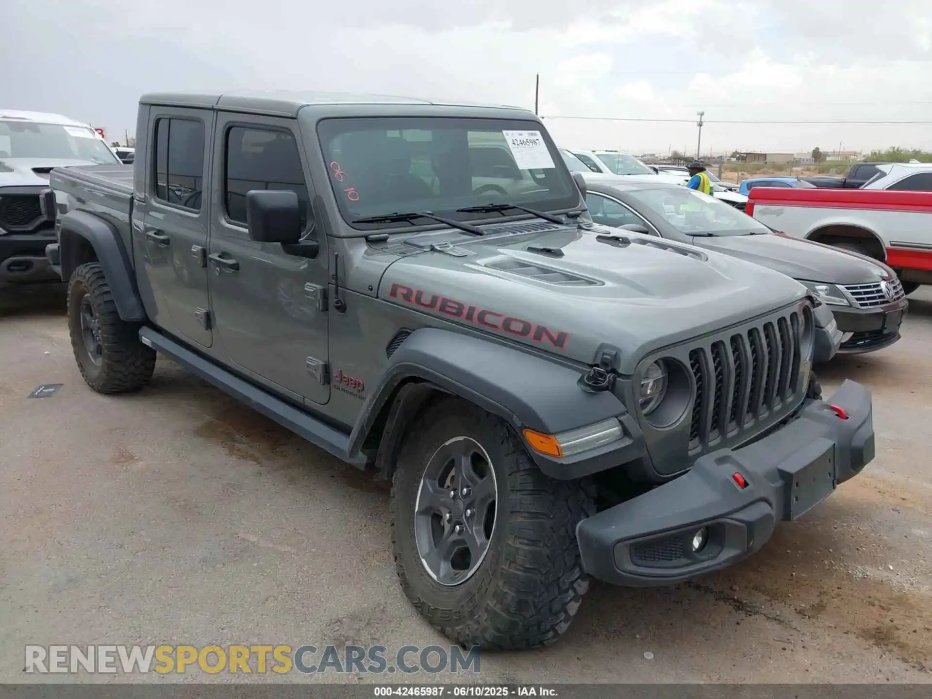 1 Photograph of a damaged car 1C6JJTBM2ML503446 JEEP GLADIATOR 2021