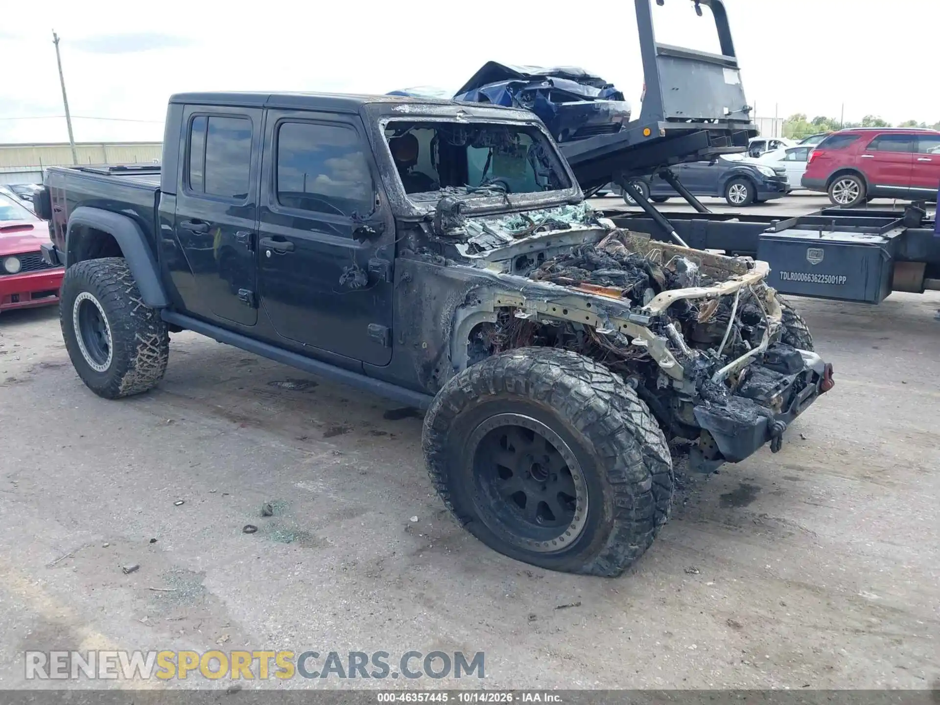 1 Photograph of a damaged car 1C6JJTBM4ML558934 JEEP GLADIATOR 2021