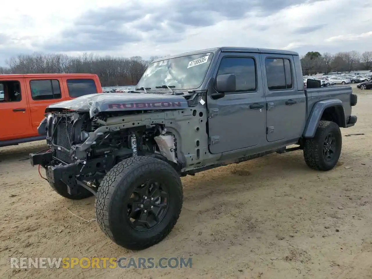 1 Photograph of a damaged car 1C6JJTBM6ML552410 JEEP GLADIATOR 2021