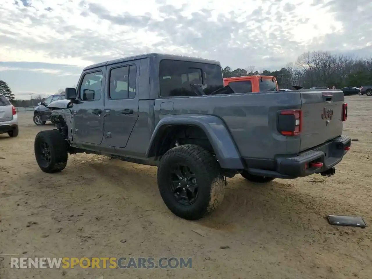 2 Photograph of a damaged car 1C6JJTBM6ML552410 JEEP GLADIATOR 2021
