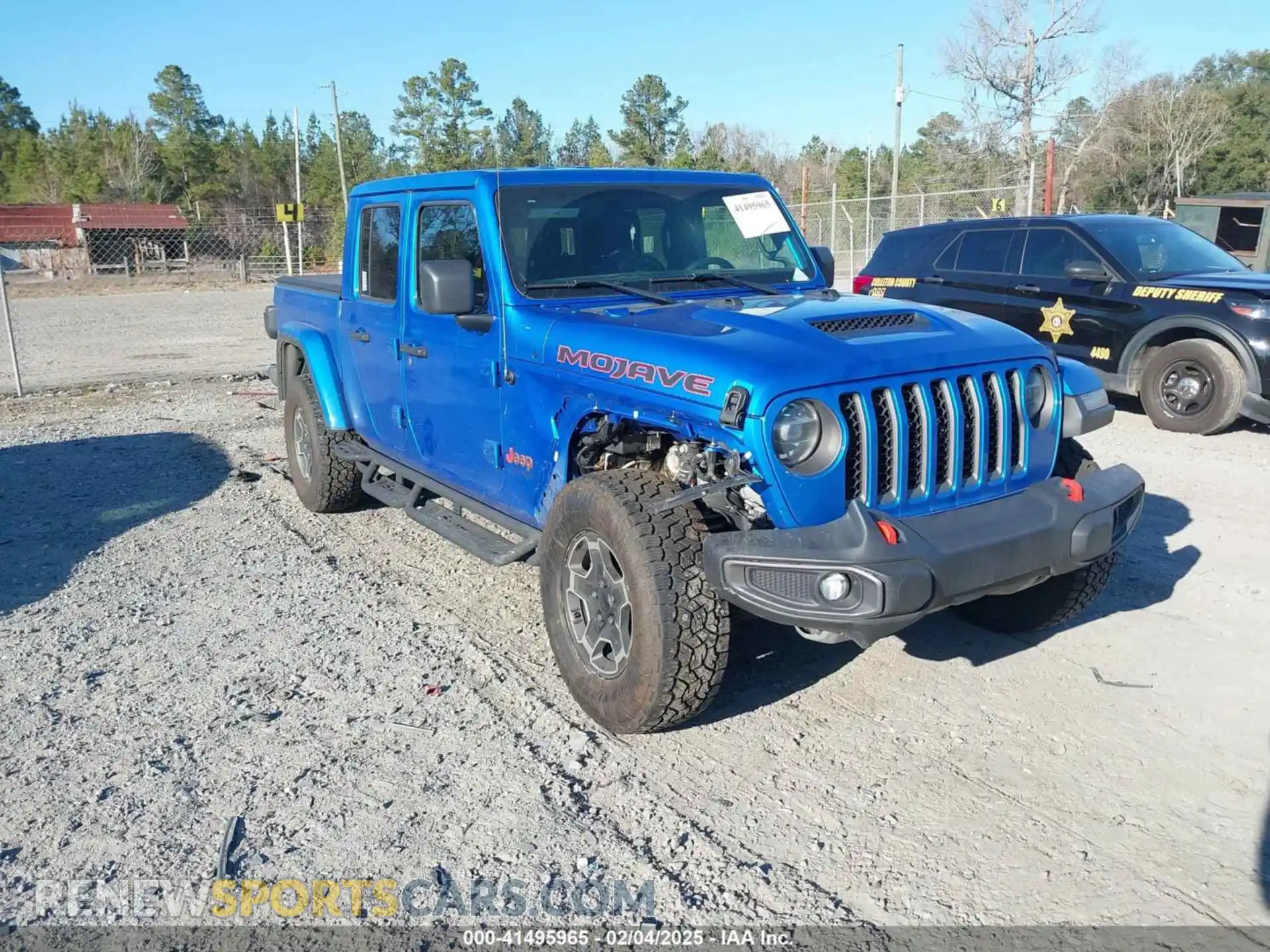 1 Photograph of a damaged car 1C6JJTEG1ML547802 JEEP GLADIATOR 2021