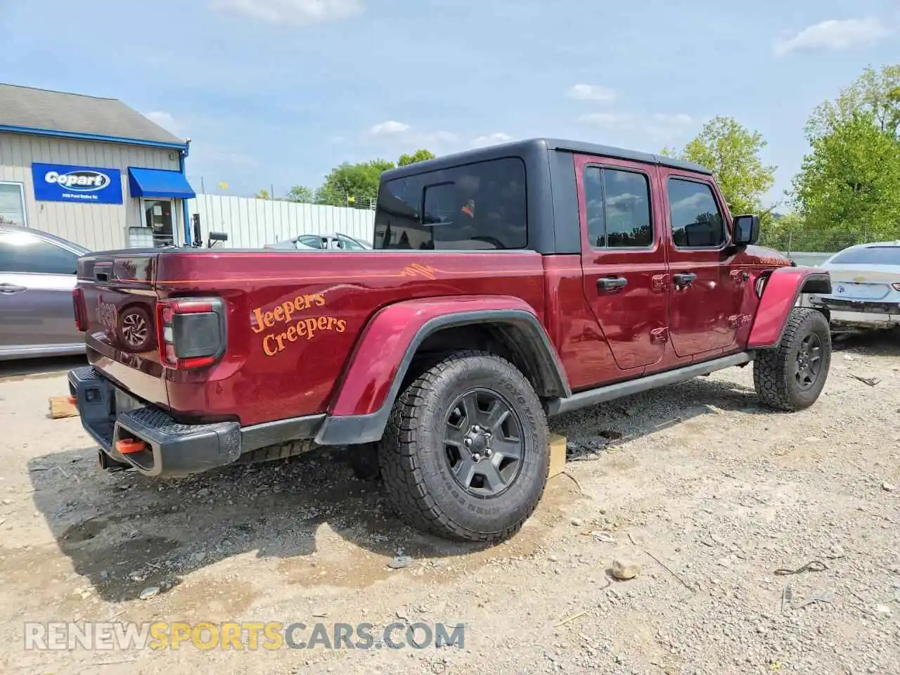 3 Photograph of a damaged car 1C6JJTEG3ML555822 JEEP GLADIATOR 2021