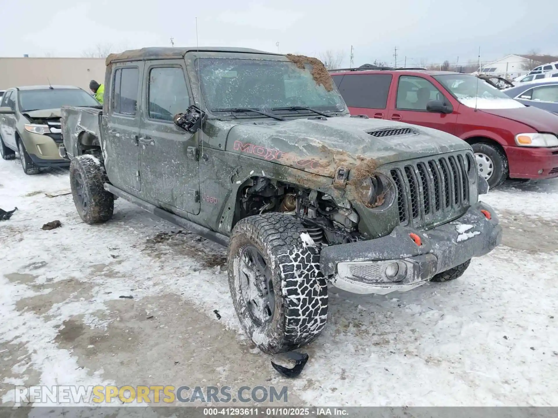 1 Фотография поврежденного автомобиля 1C6JJTEG3ML596306 JEEP GLADIATOR 2021