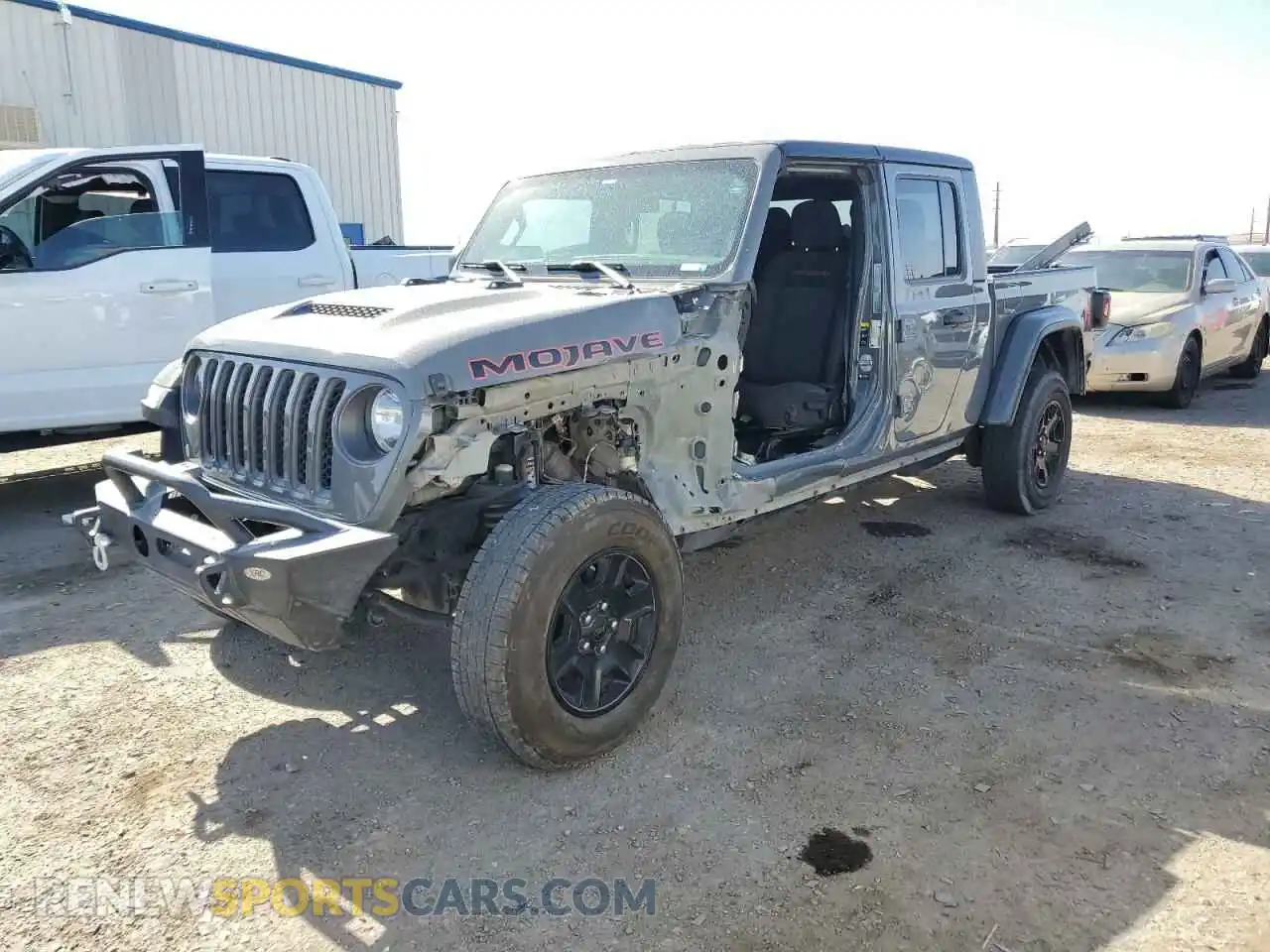 1 Photograph of a damaged car 1C6JJTEG4ML587372 JEEP GLADIATOR 2021