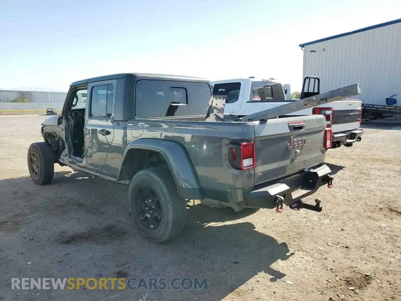 2 Photograph of a damaged car 1C6JJTEG4ML587372 JEEP GLADIATOR 2021