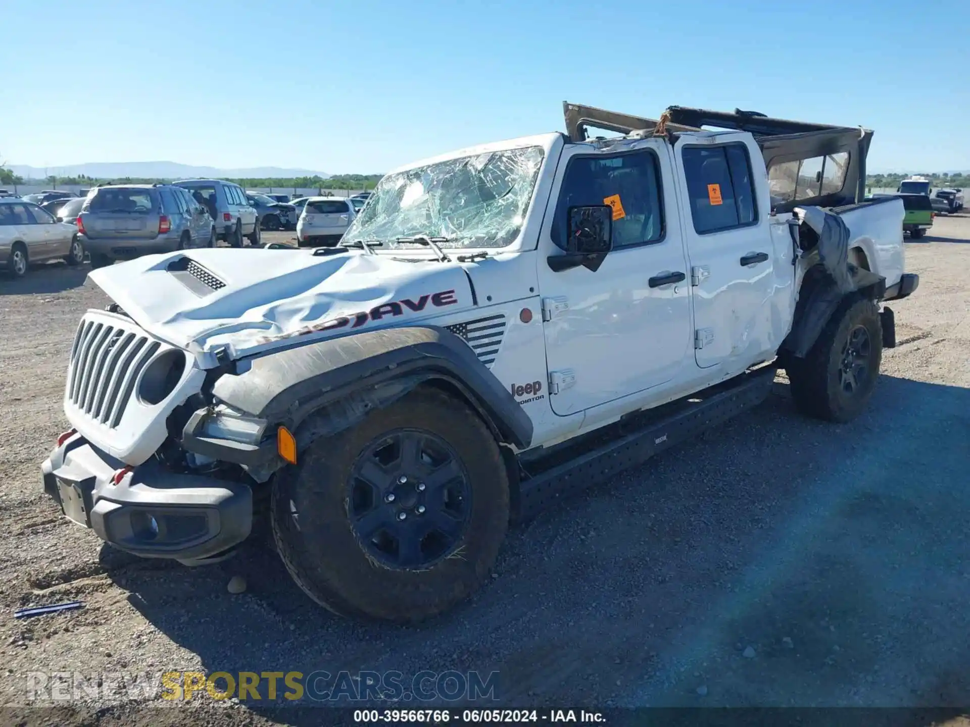 2 Photograph of a damaged car 1C6JJTEG5ML529206 JEEP GLADIATOR 2021