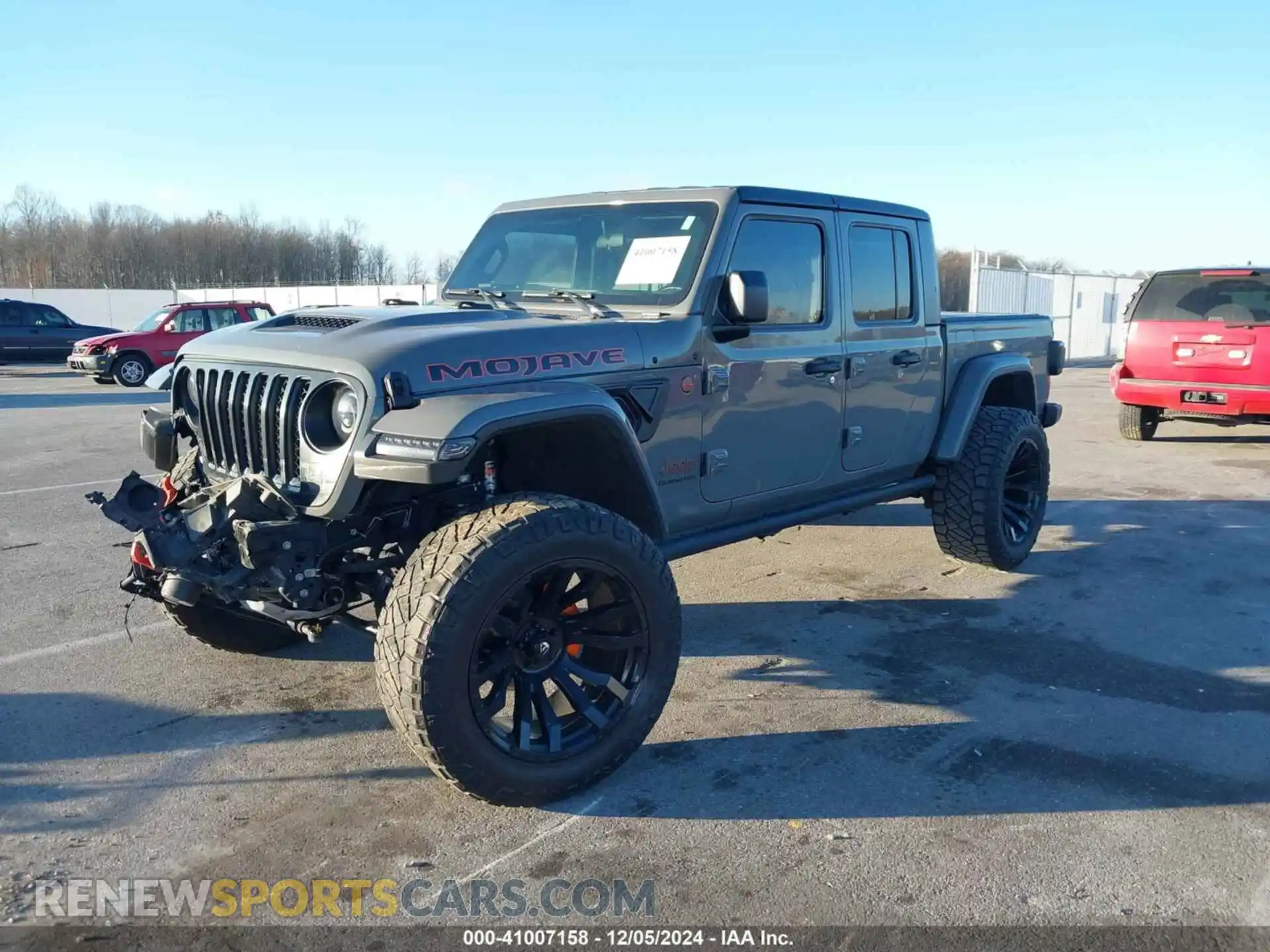 2 Photograph of a damaged car 1C6JJTEG5ML543770 JEEP GLADIATOR 2021