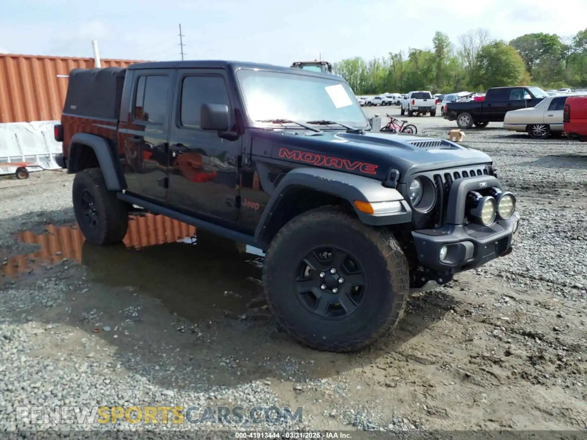 1 Photograph of a damaged car 1C6JJTEG5ML578714 JEEP GLADIATOR 2021