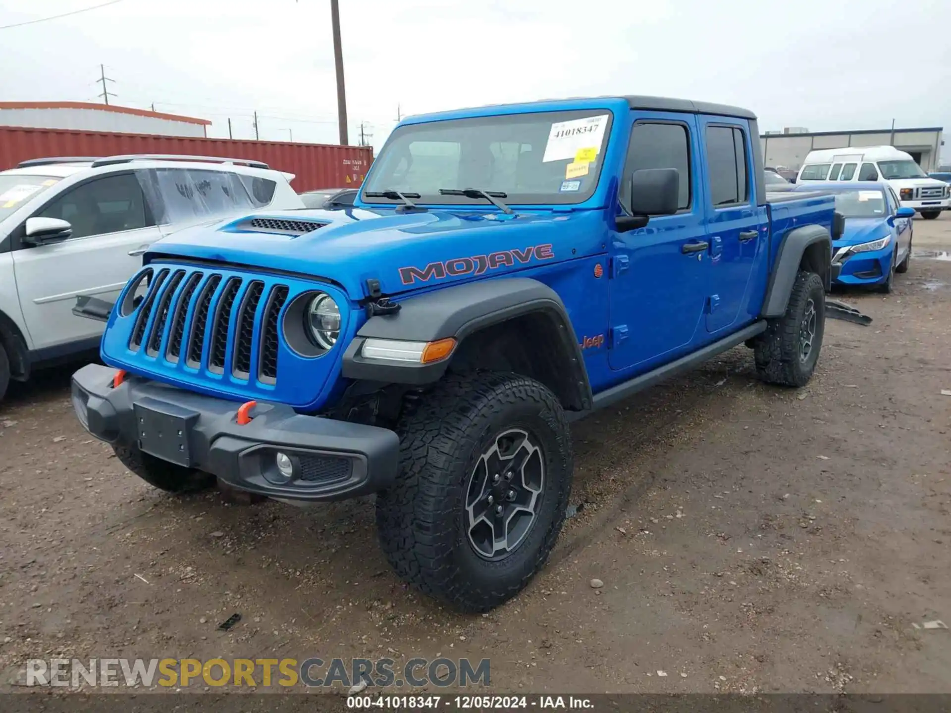 2 Photograph of a damaged car 1C6JJTEG5ML621626 JEEP GLADIATOR 2021