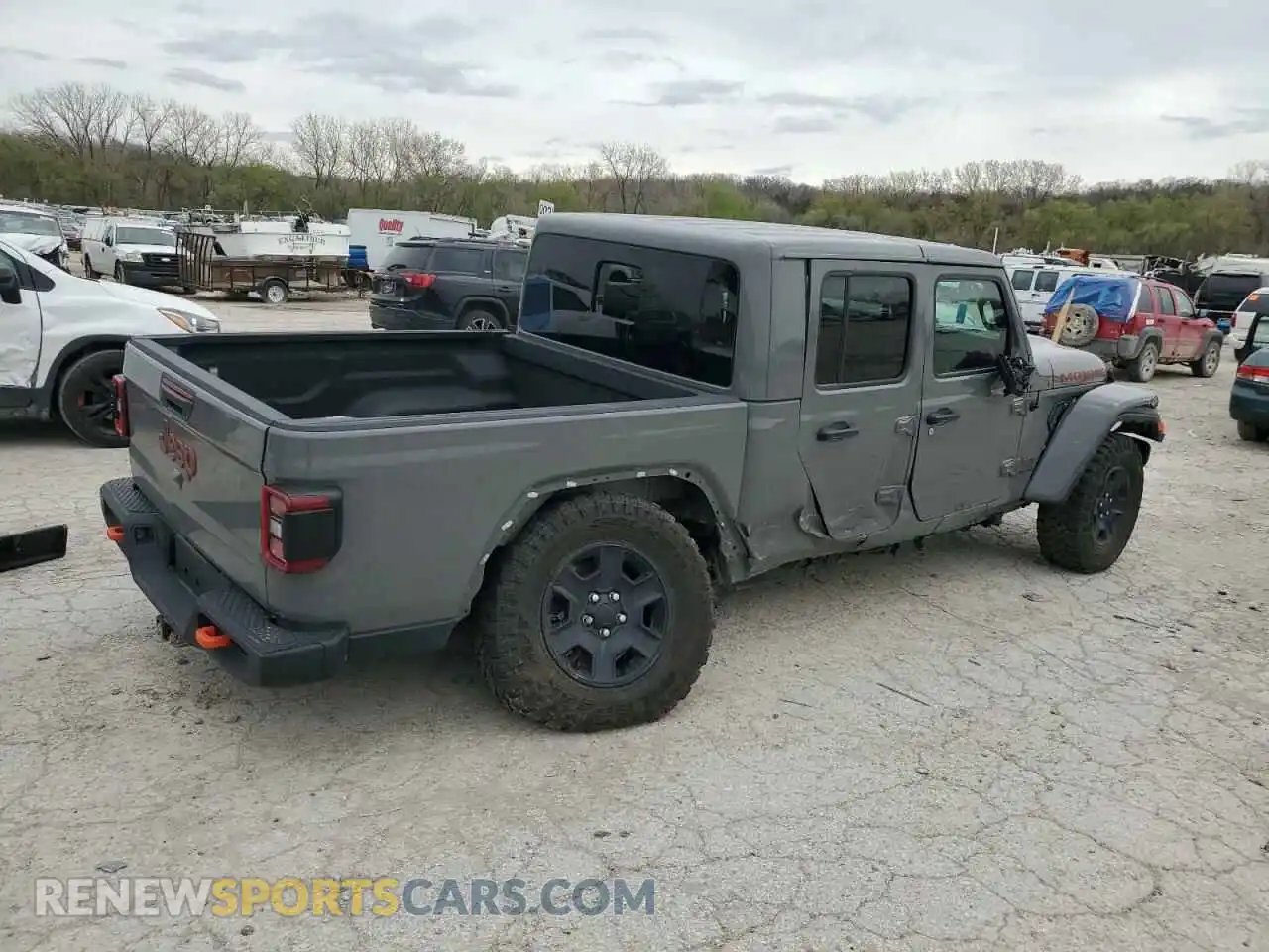 3 fotografías del automóvil dañado 1C6JJTEG8ML612807 JEEP GLADIATOR 2021