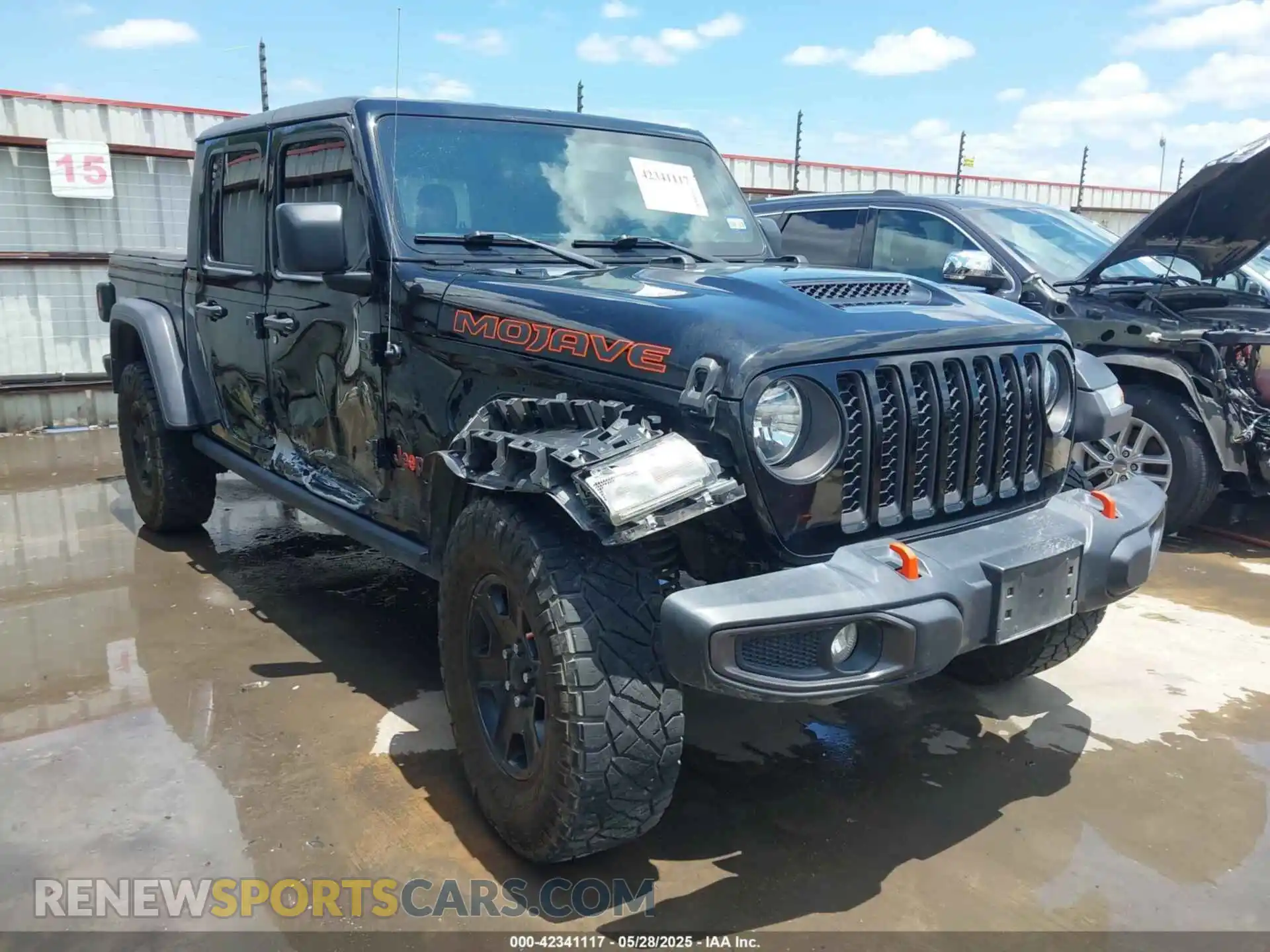 1 Photograph of a damaged car 1C6JJTEGXML569376 JEEP GLADIATOR 2021