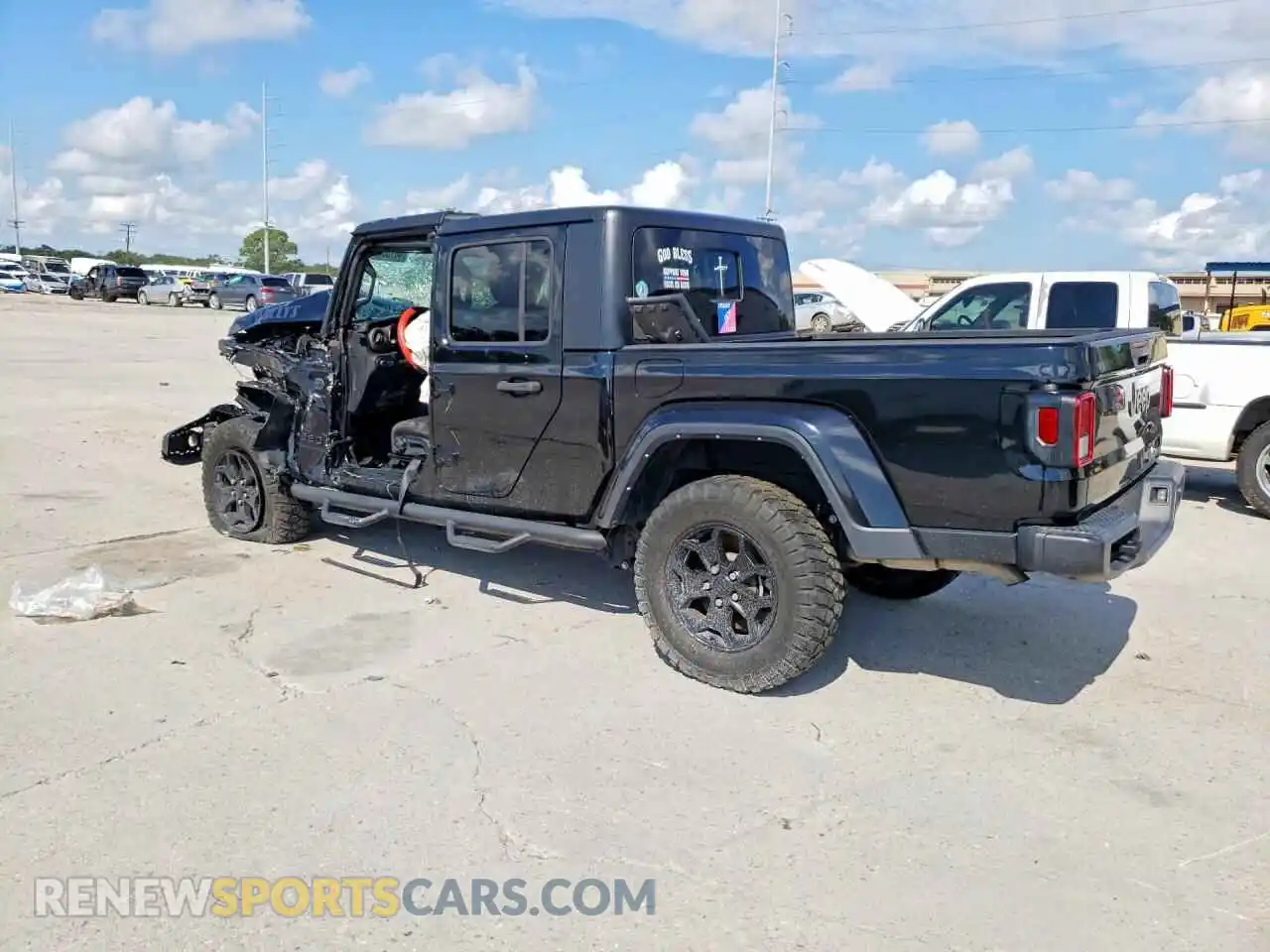 2 Photograph of a damaged car 1C6HJTAG0NL173804 JEEP GLADIATOR 2022