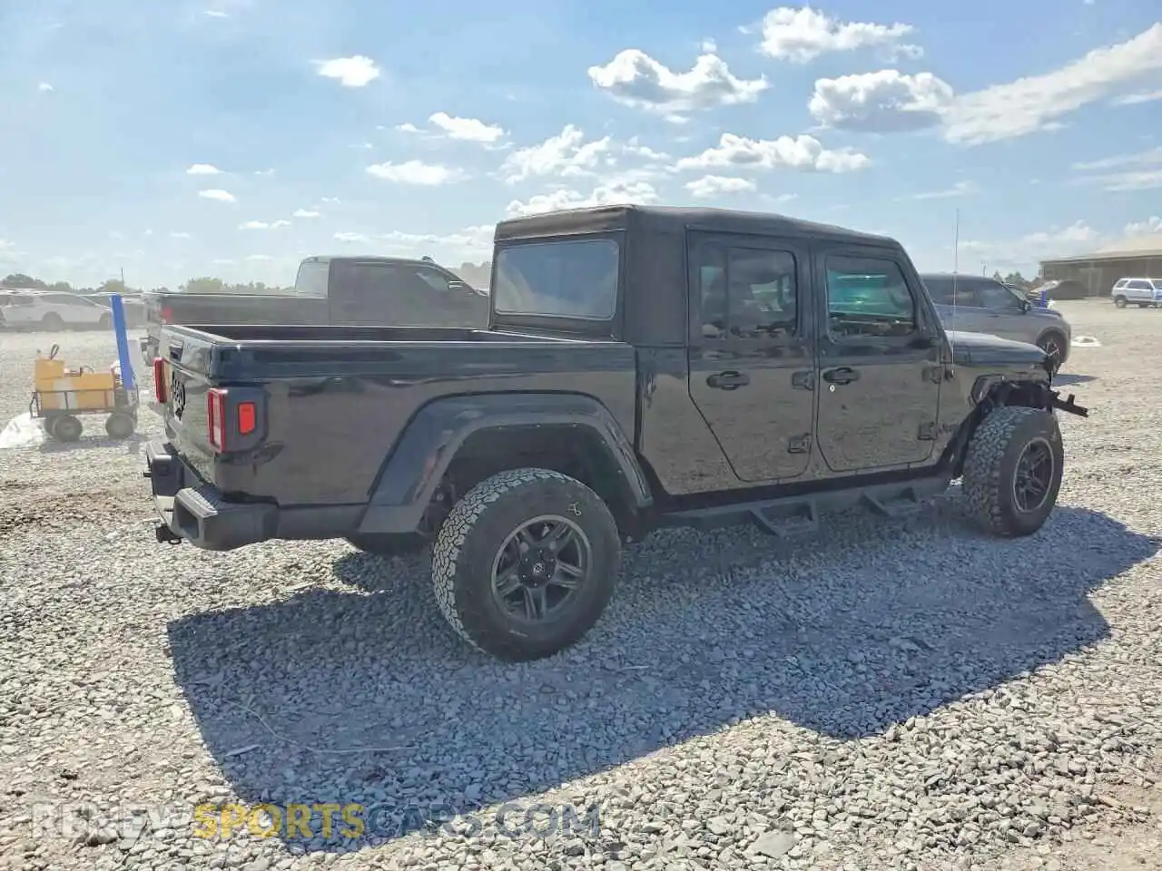 3 Photograph of a damaged car 1C6HJTAG1NL112767 JEEP GLADIATOR 2022