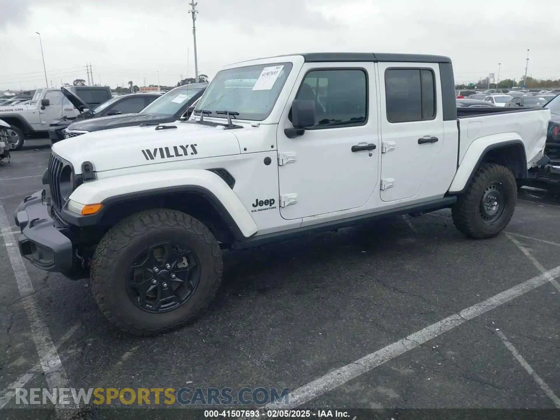 2 Photograph of a damaged car 1C6HJTAG1NL148524 JEEP GLADIATOR 2022