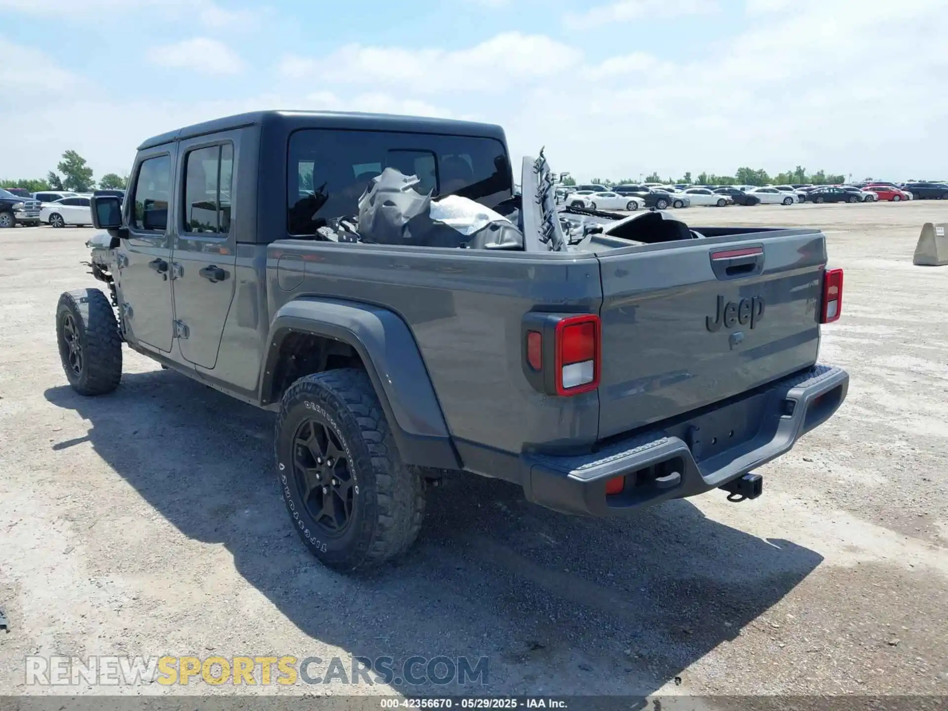 3 Photograph of a damaged car 1C6HJTAG2NL120294 JEEP GLADIATOR 2022