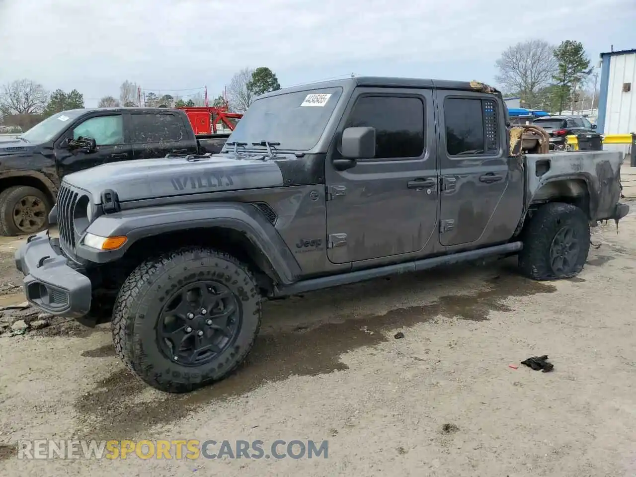 1 Photograph of a damaged car 1C6HJTAG2NL128766 JEEP GLADIATOR 2022