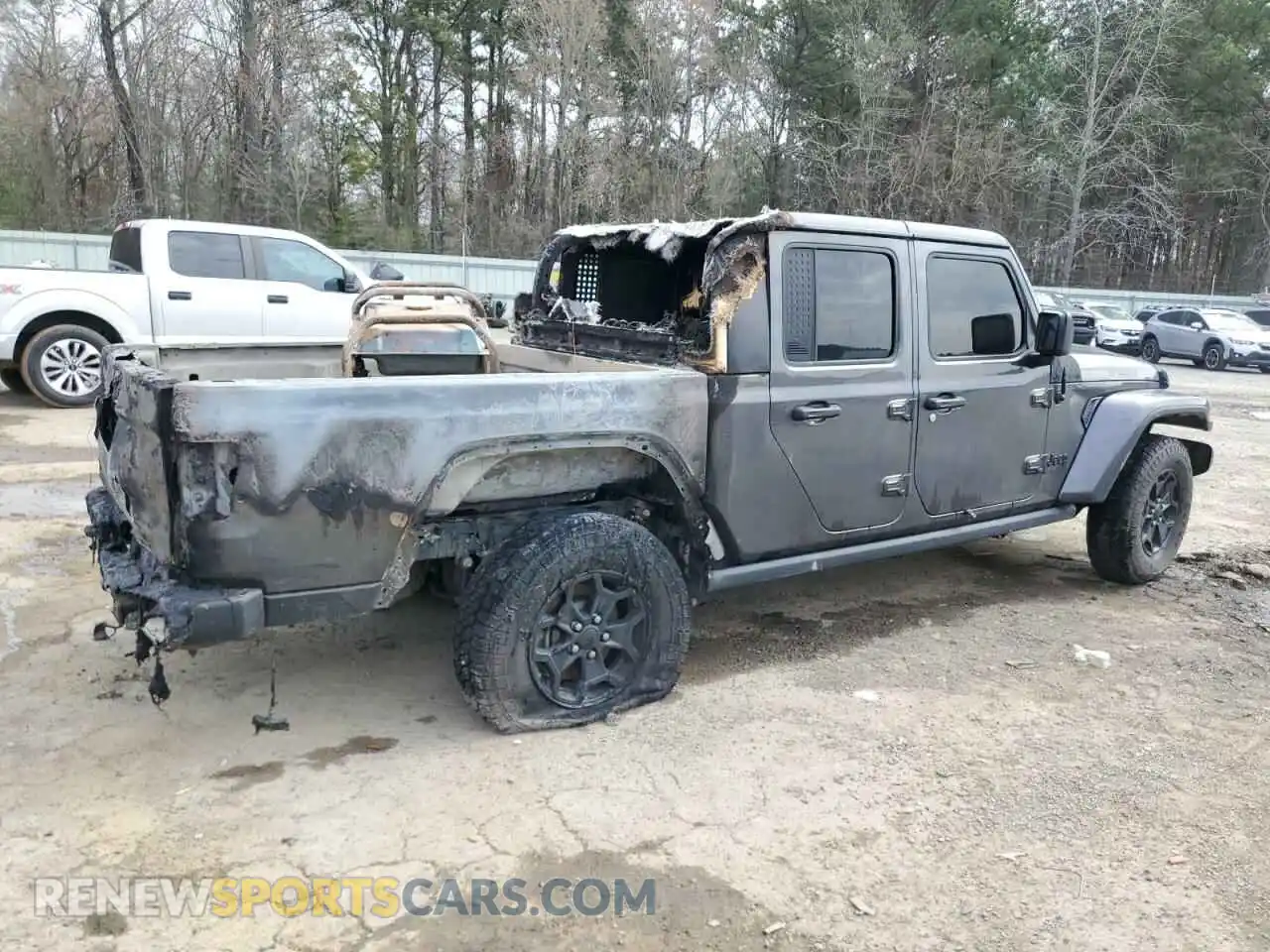 3 Photograph of a damaged car 1C6HJTAG2NL128766 JEEP GLADIATOR 2022