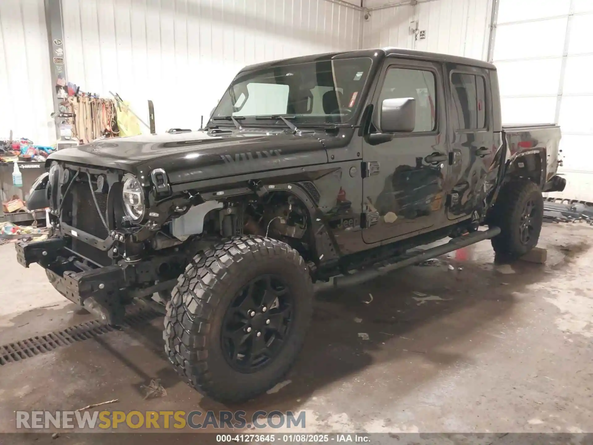 2 Photograph of a damaged car 1C6HJTAG2NL163338 JEEP GLADIATOR 2022