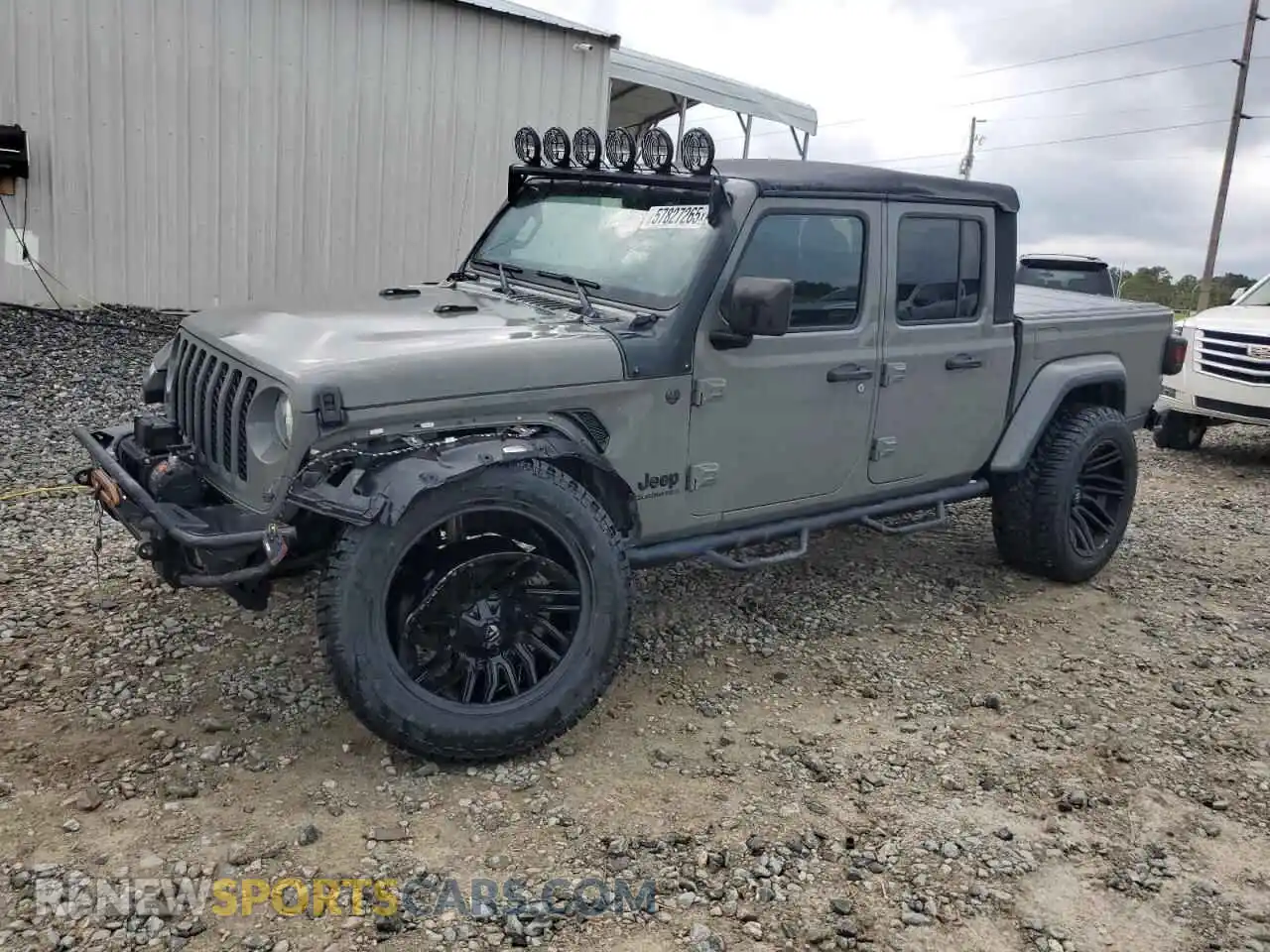 1 Photograph of a damaged car 1C6HJTAG2NL169270 JEEP GLADIATOR 2022