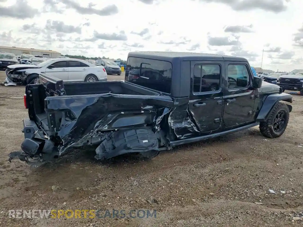 3 Photograph of a damaged car 1C6HJTAG3NL118148 JEEP GLADIATOR 2022
