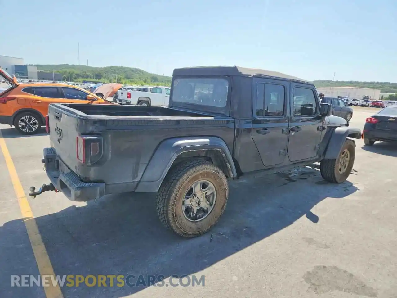 3 Photograph of a damaged car 1C6HJTAG3NL118456 JEEP GLADIATOR 2022