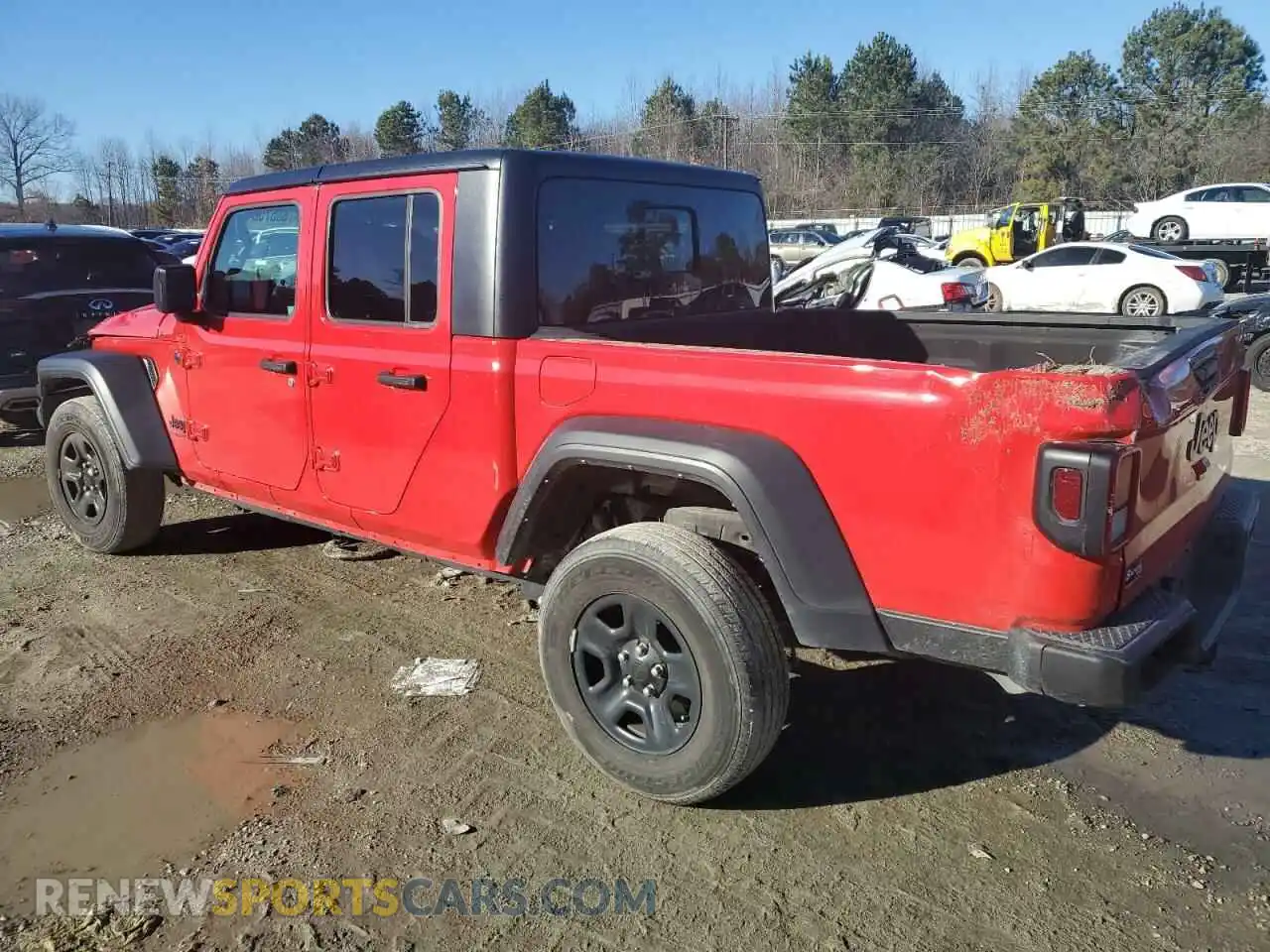 2 Photograph of a damaged car 1C6HJTAG3NL149044 JEEP GLADIATOR 2022
