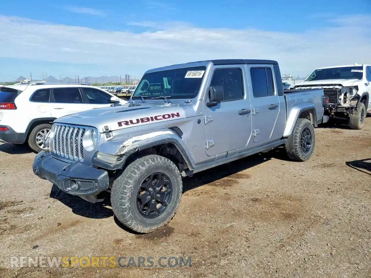 1 fotografías del automóvil dañado 1C6HJTAG3NL159038 JEEP GLADIATOR 2022