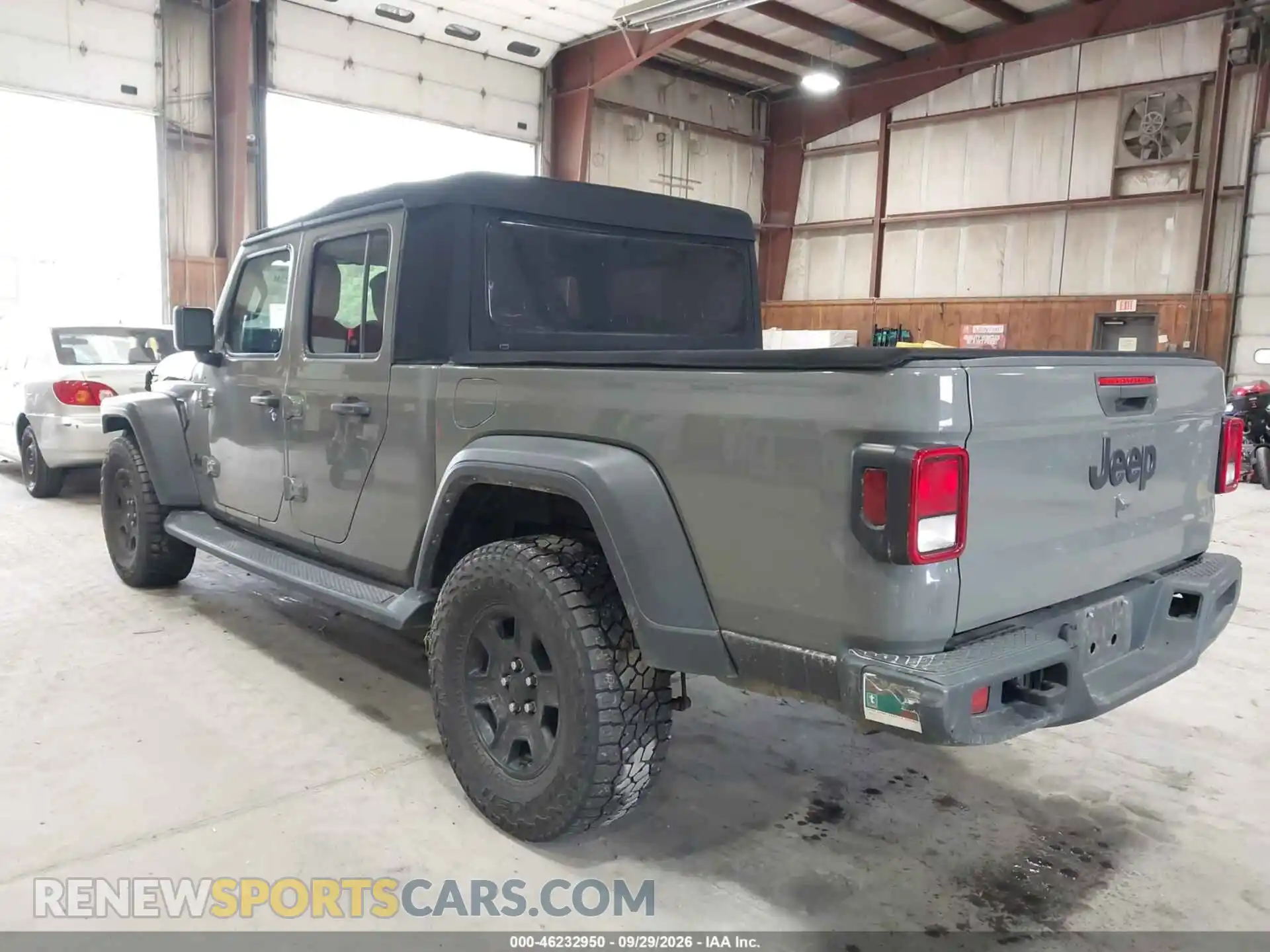 3 Photograph of a damaged car 1C6HJTAG4NL116005 JEEP GLADIATOR 2022