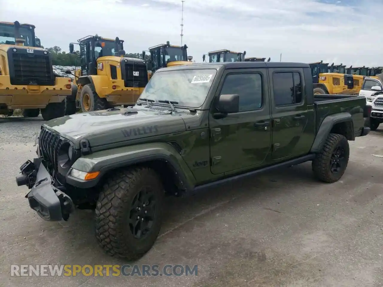 1 Photograph of a damaged car 1C6HJTAG4NL171490 JEEP GLADIATOR 2022