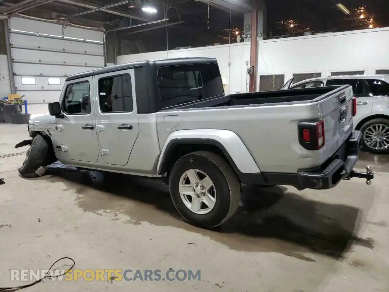 2 Photograph of a damaged car 1C6HJTAG5NL117583 JEEP GLADIATOR 2022