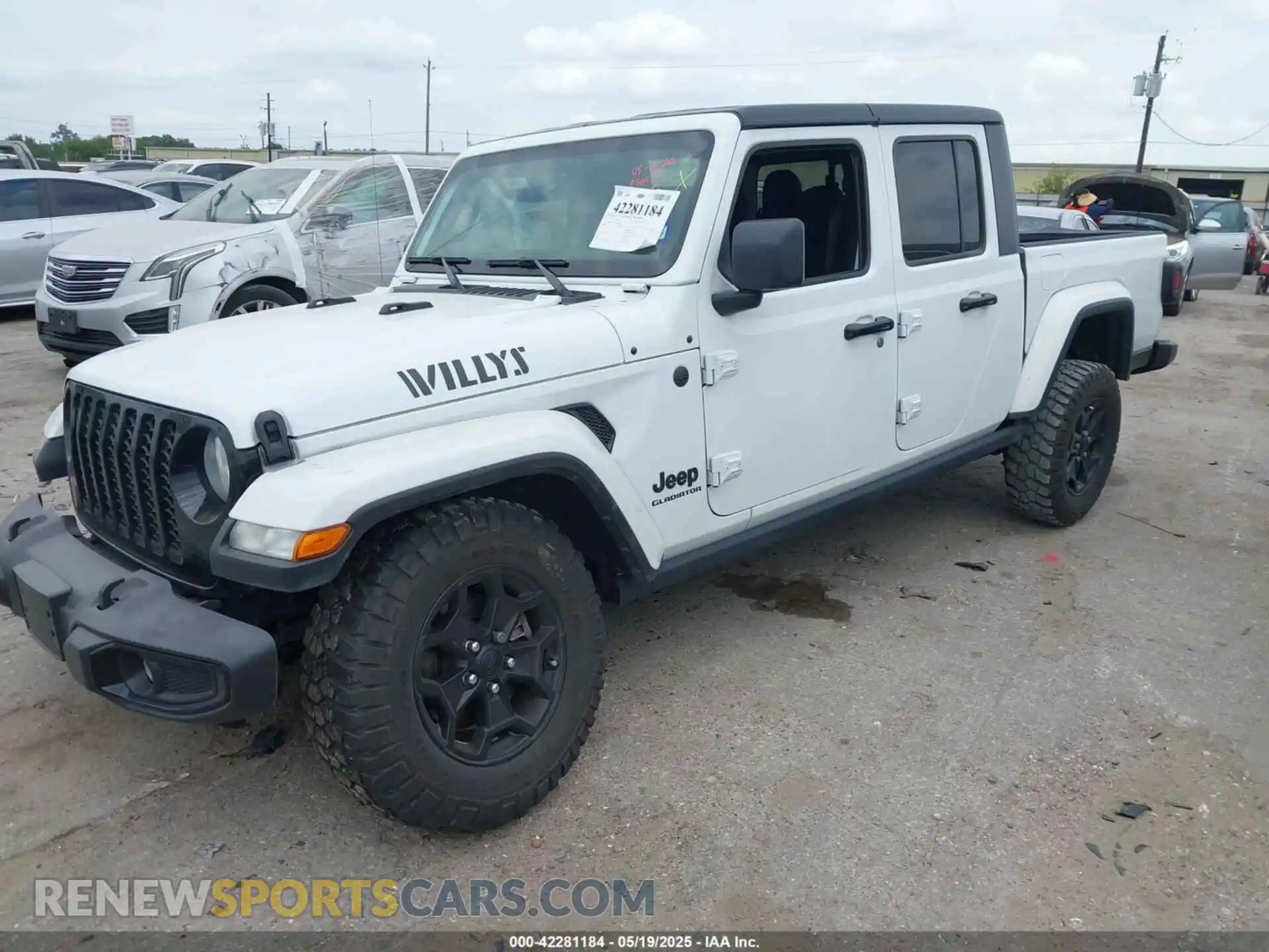 2 Photograph of a damaged car 1C6HJTAG5NL168288 JEEP GLADIATOR 2022
