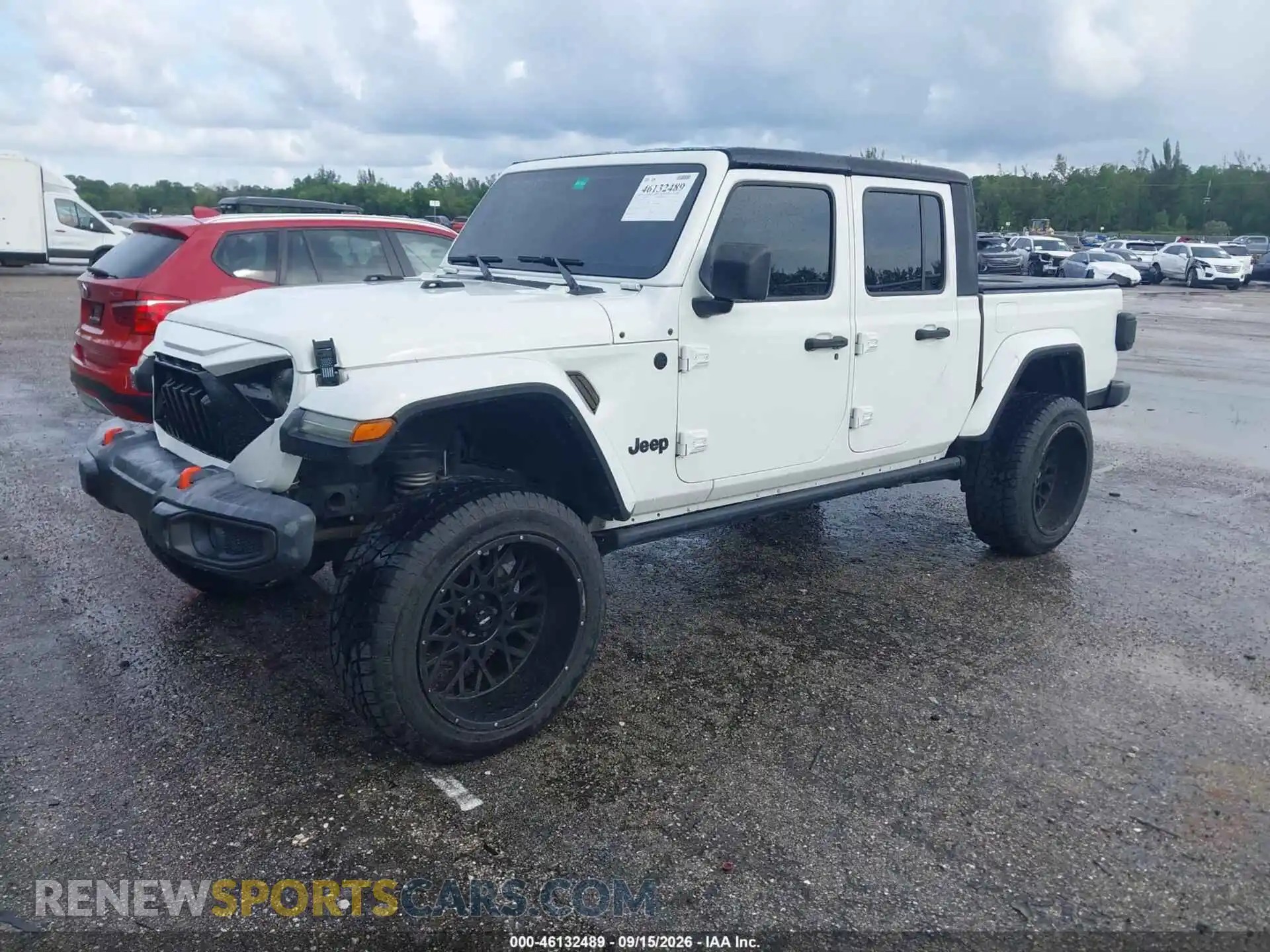 2 Photograph of a damaged car 1C6HJTAG8NL102785 JEEP GLADIATOR 2022