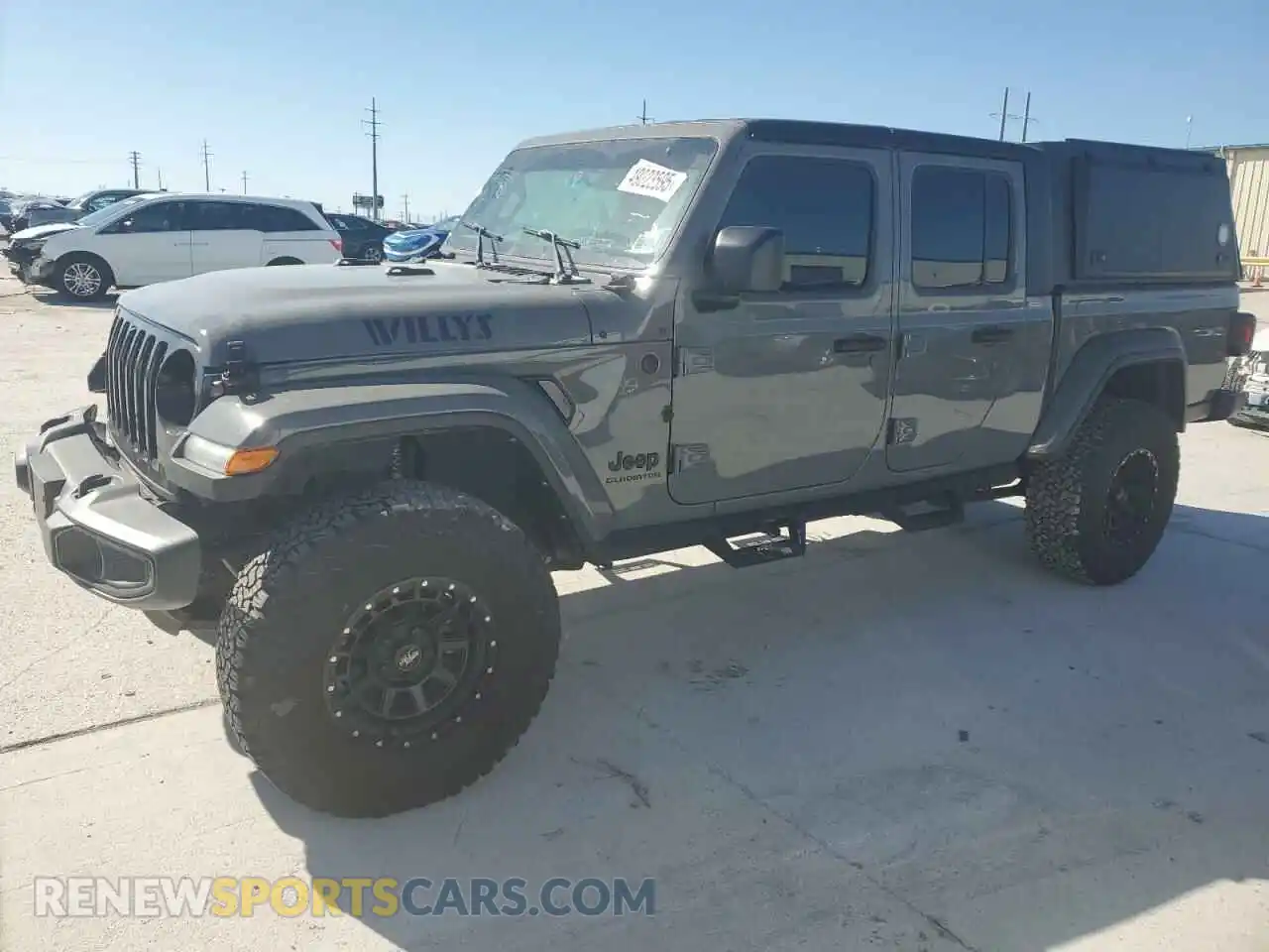 1 Photograph of a damaged car 1C6HJTAG8NL103449 JEEP GLADIATOR 2022