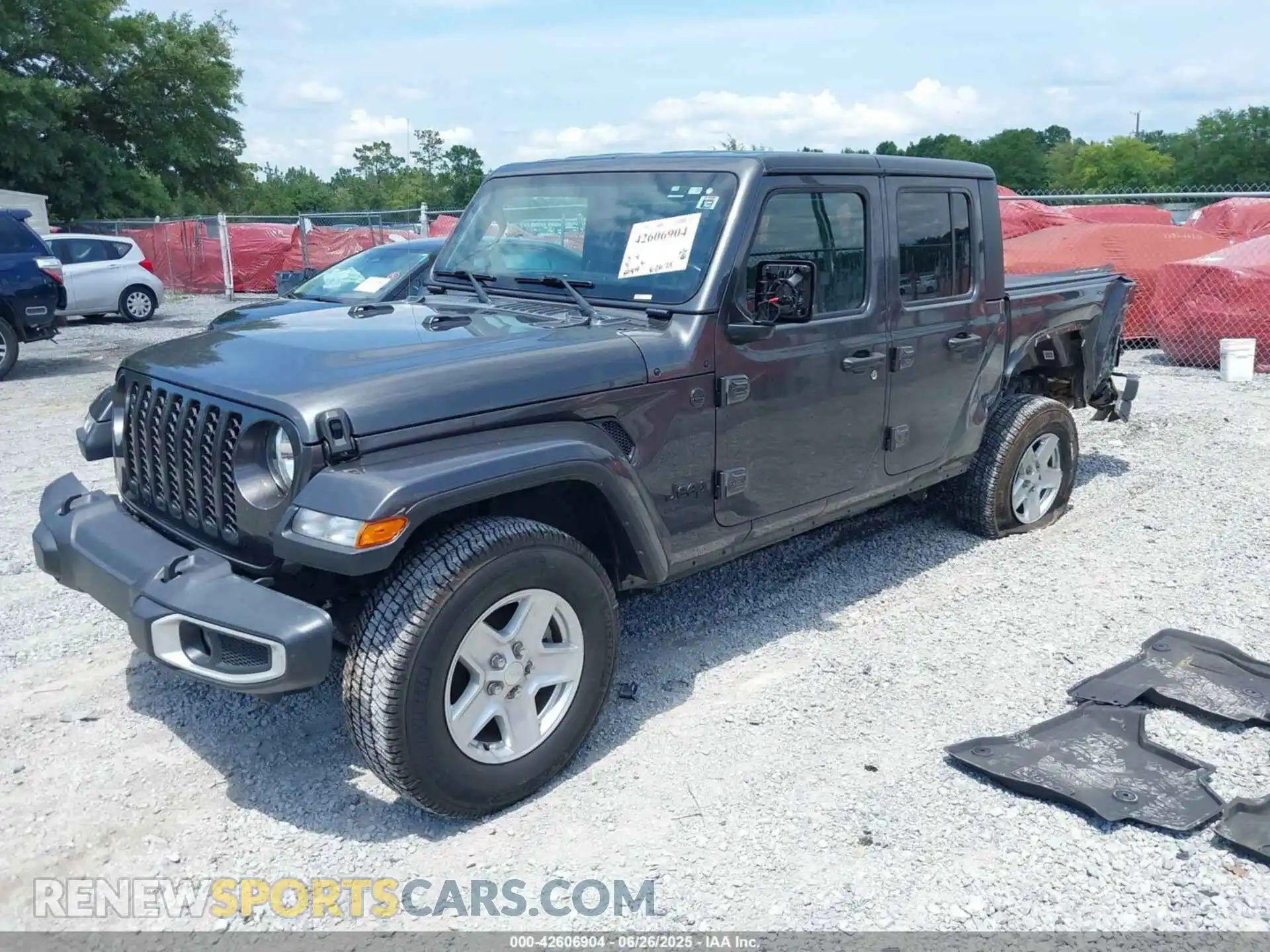 2 Photograph of a damaged car 1C6HJTAG8NL113611 JEEP GLADIATOR 2022