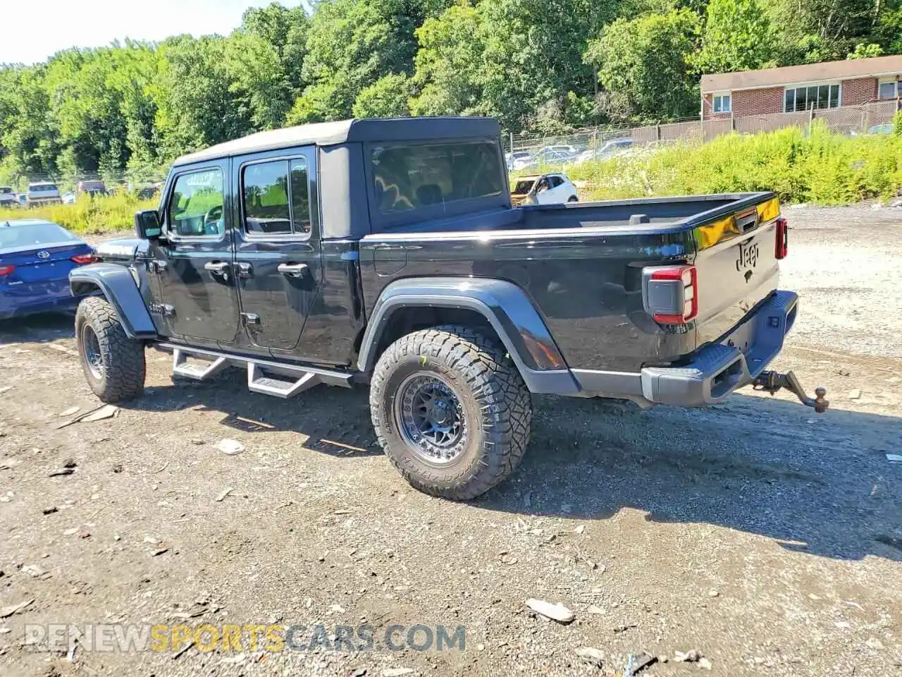 2 Photograph of a damaged car 1C6HJTAG9NL114069 JEEP GLADIATOR 2022