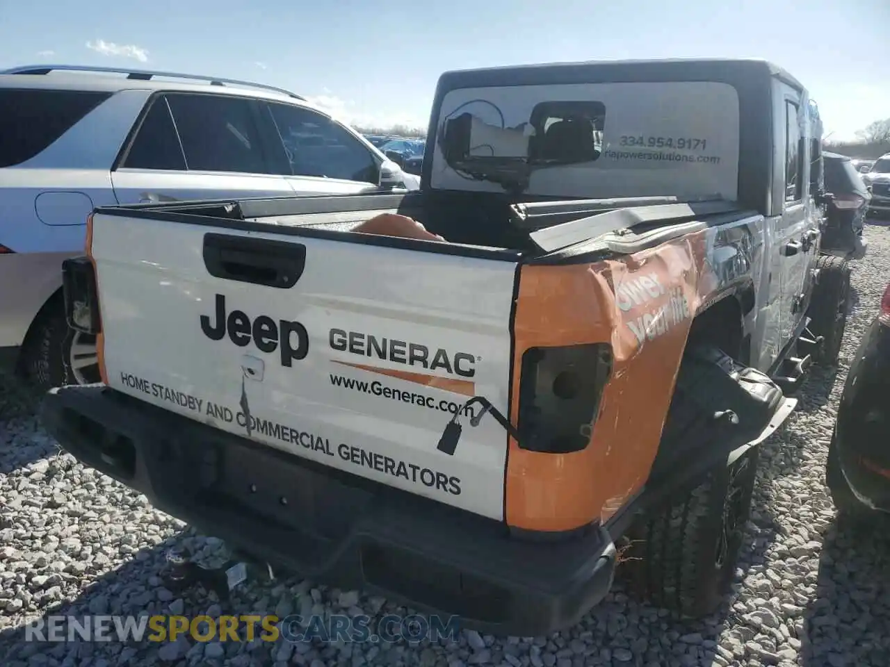 3 Photograph of a damaged car 1C6HJTAG9NL146049 JEEP GLADIATOR 2022