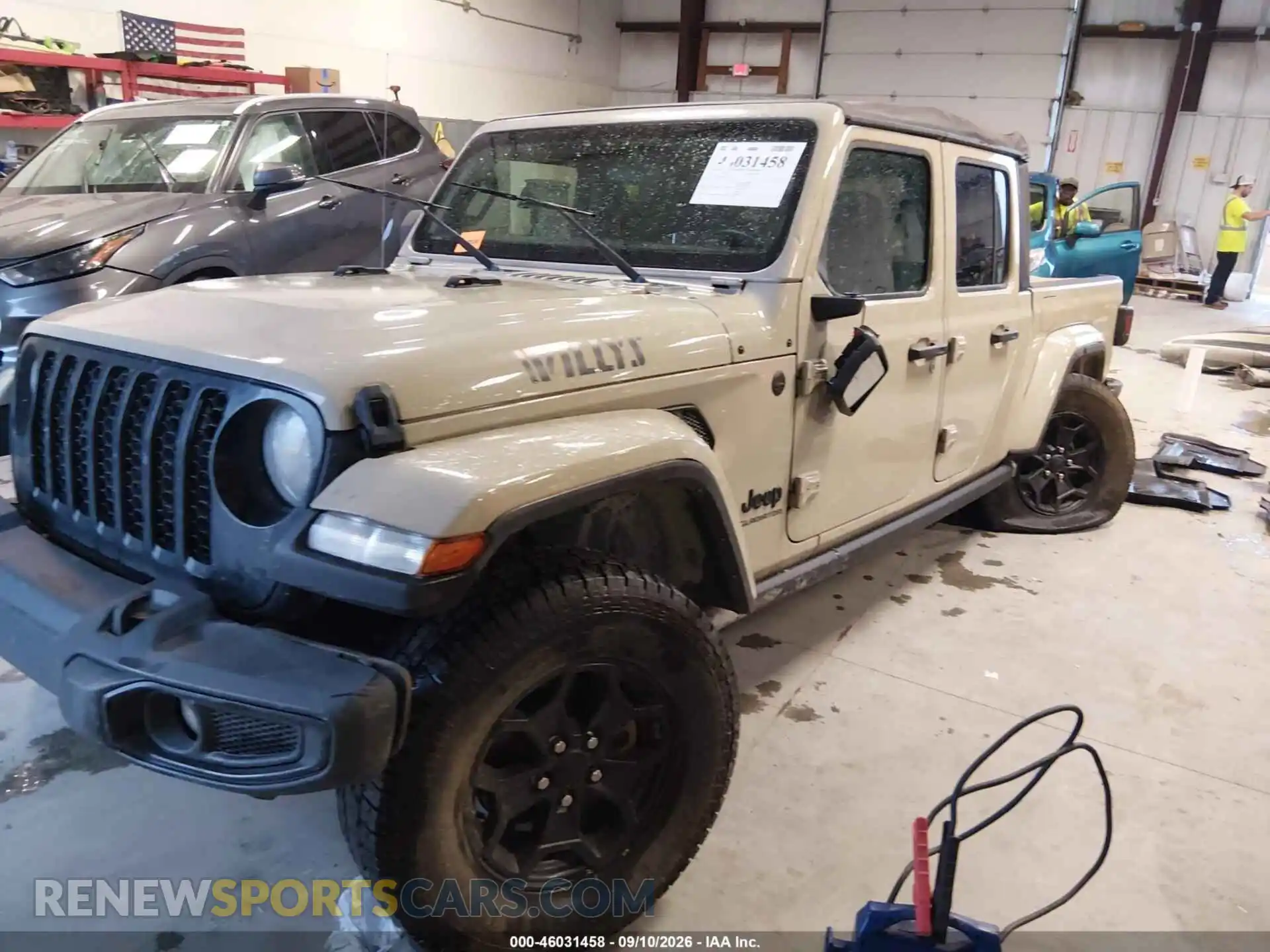 2 fotografías del automóvil dañado 1C6HJTAG9NL172151 JEEP GLADIATOR 2022