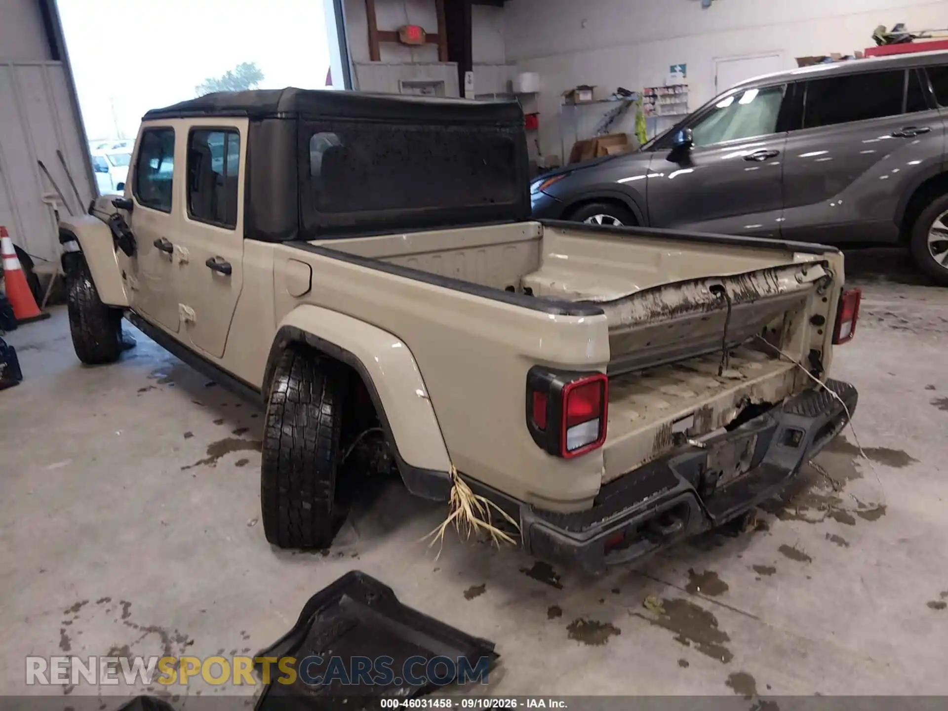 3 fotografías del automóvil dañado 1C6HJTAG9NL172151 JEEP GLADIATOR 2022