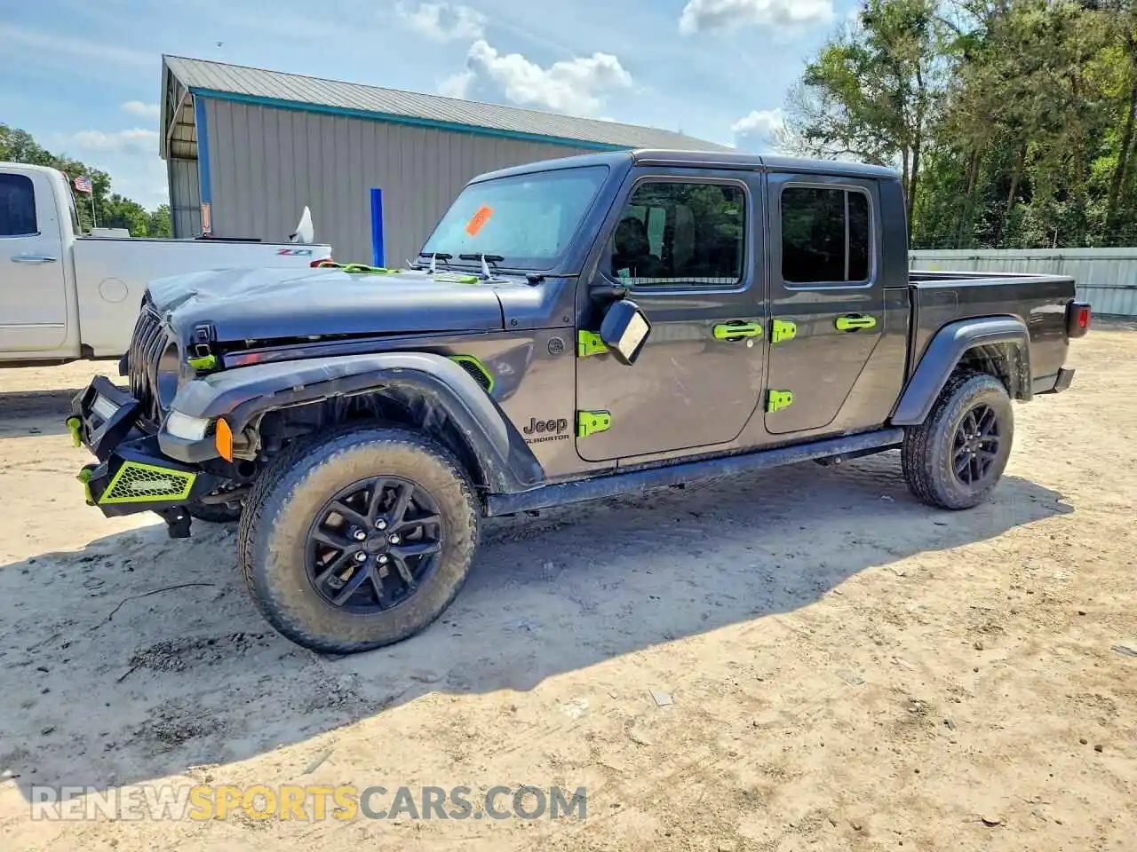 1 Photograph of a damaged car 1C6HJTAGXNL130099 JEEP GLADIATOR 2022