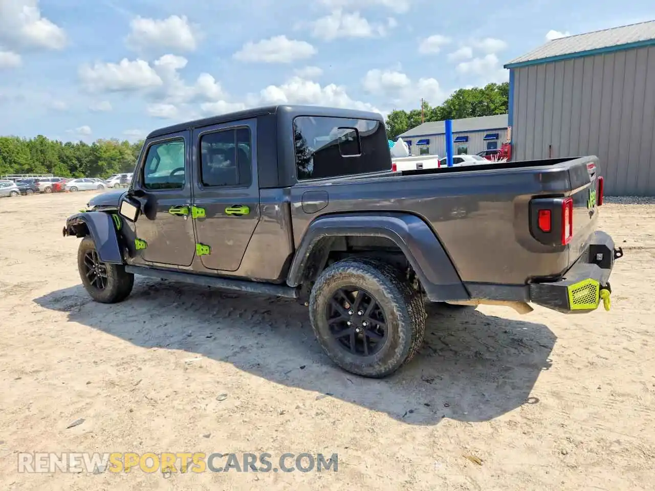 2 Photograph of a damaged car 1C6HJTAGXNL130099 JEEP GLADIATOR 2022