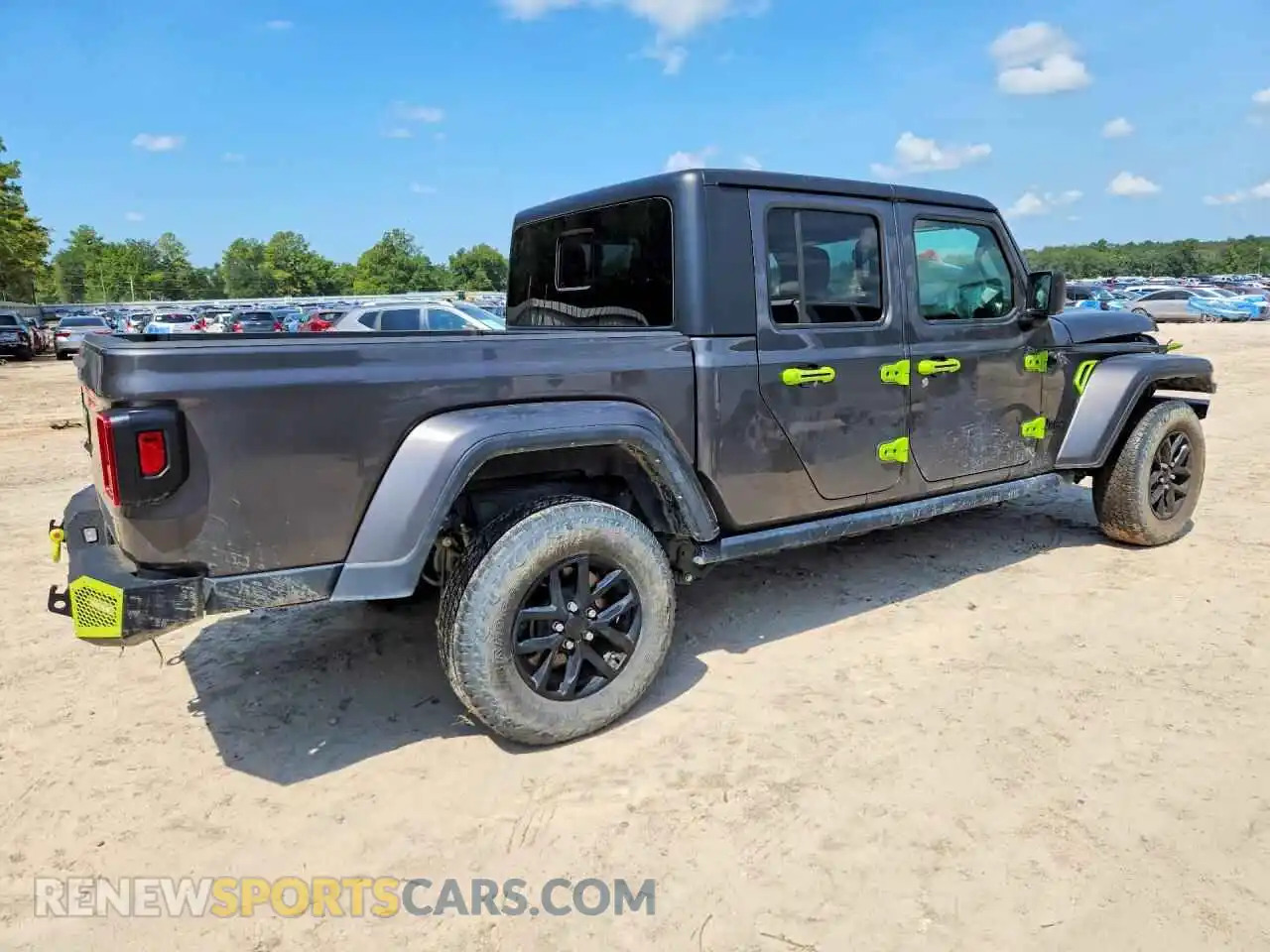3 Photograph of a damaged car 1C6HJTAGXNL130099 JEEP GLADIATOR 2022
