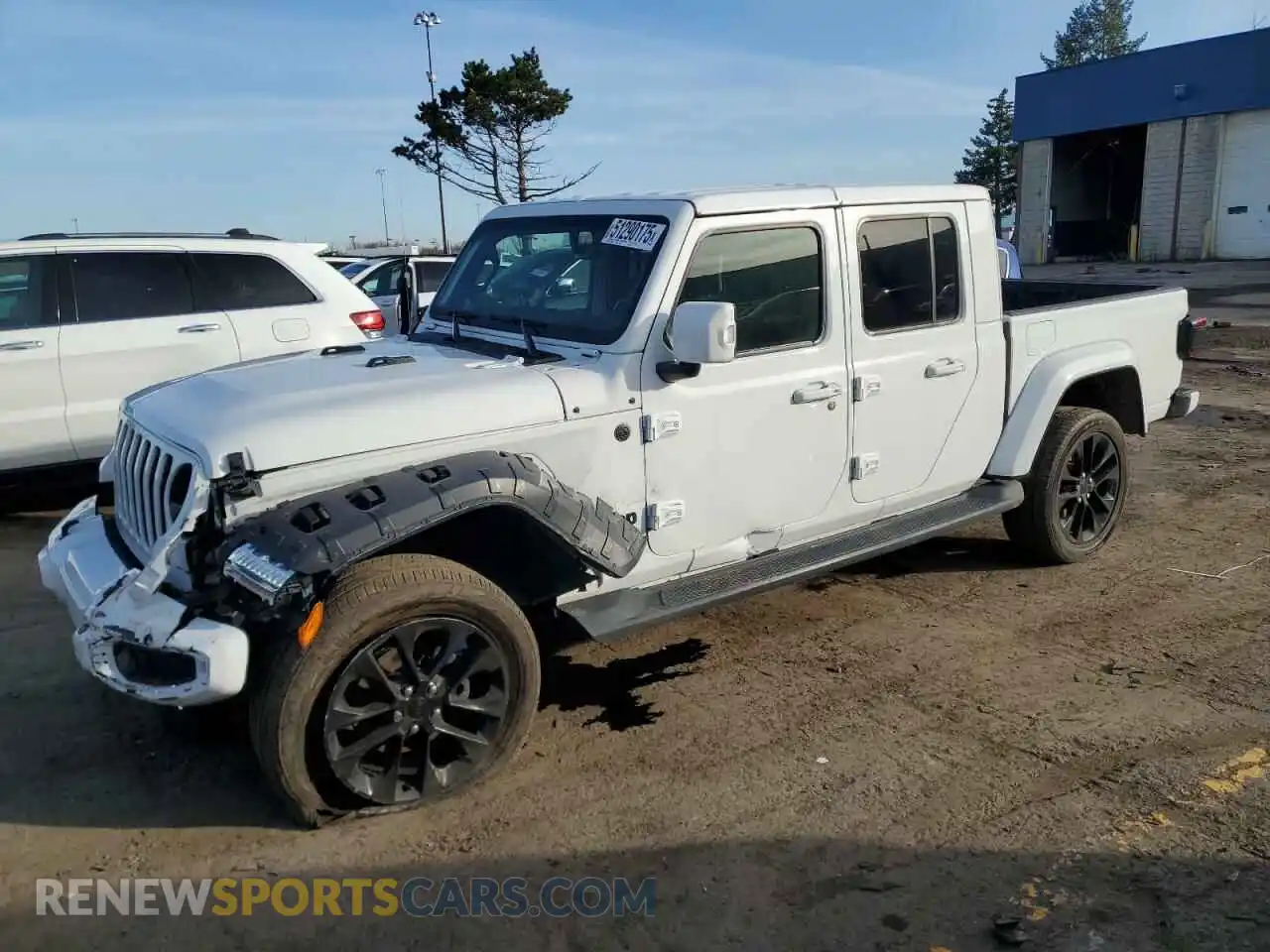 1 Photograph of a damaged car 1C6HJTFG4NL102310 JEEP GLADIATOR 2022