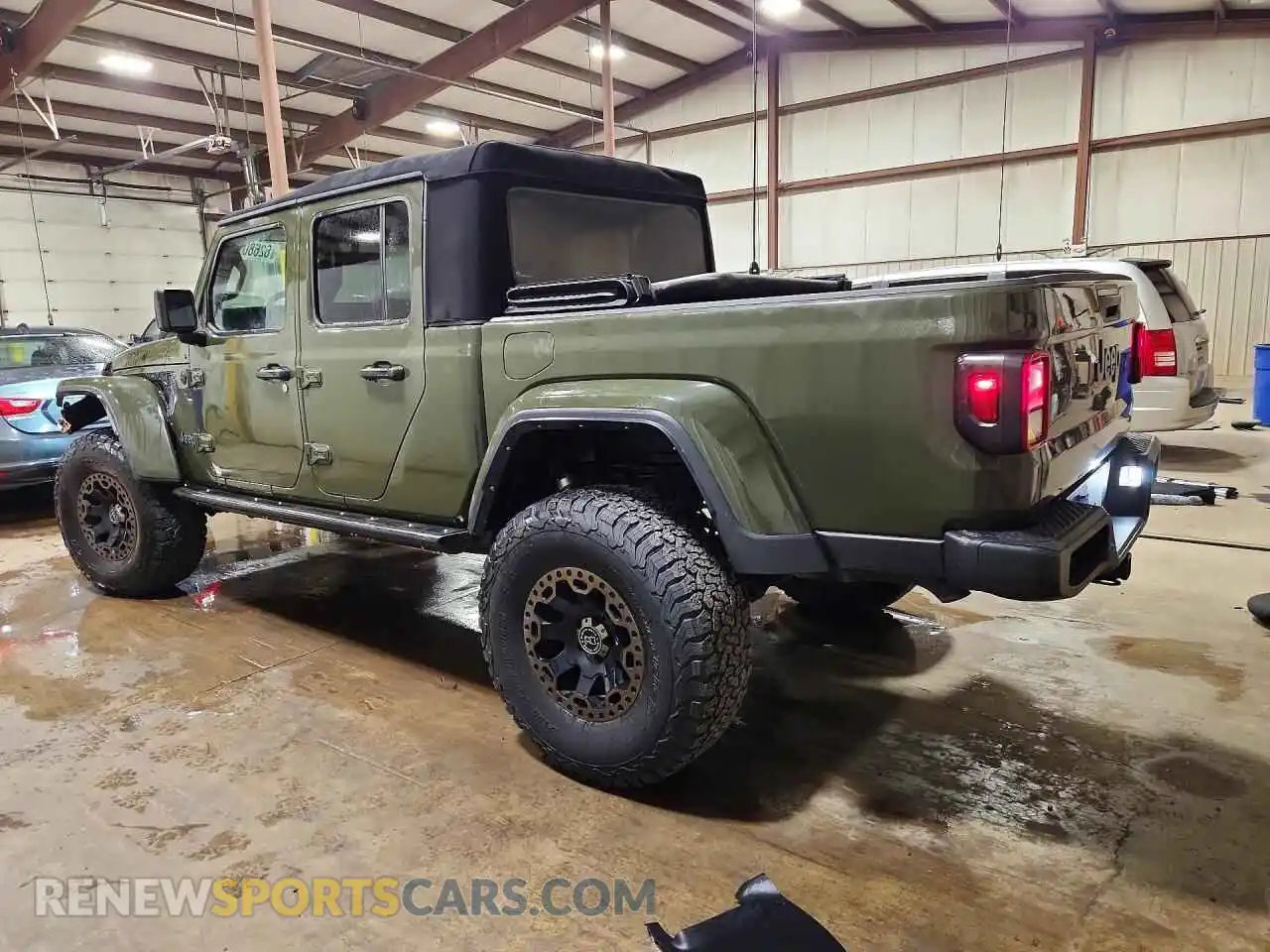 2 fotografías del automóvil dañado 1C6JJTAG0NL109117 JEEP GLADIATOR 2022