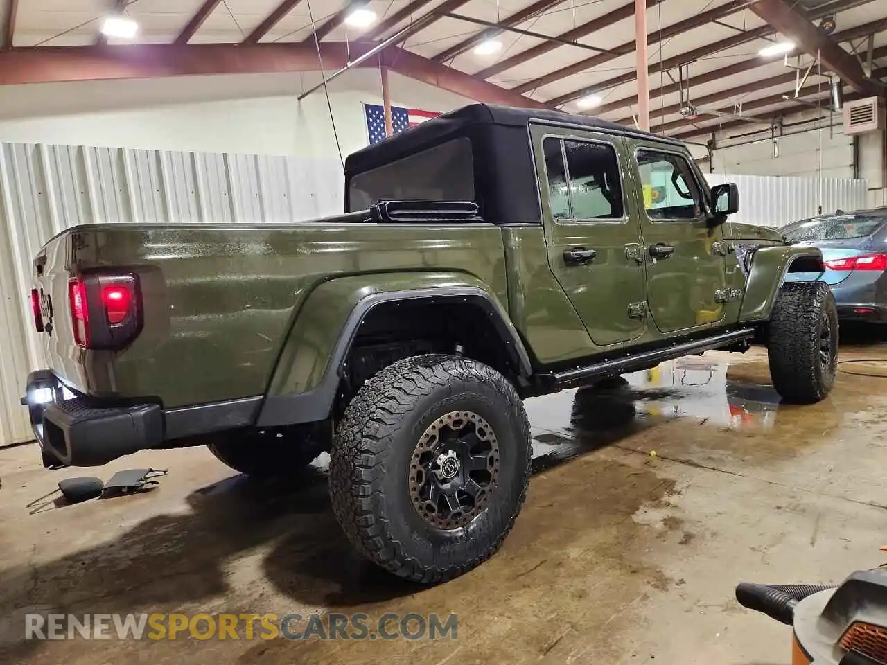 3 fotografías del automóvil dañado 1C6JJTAG0NL109117 JEEP GLADIATOR 2022
