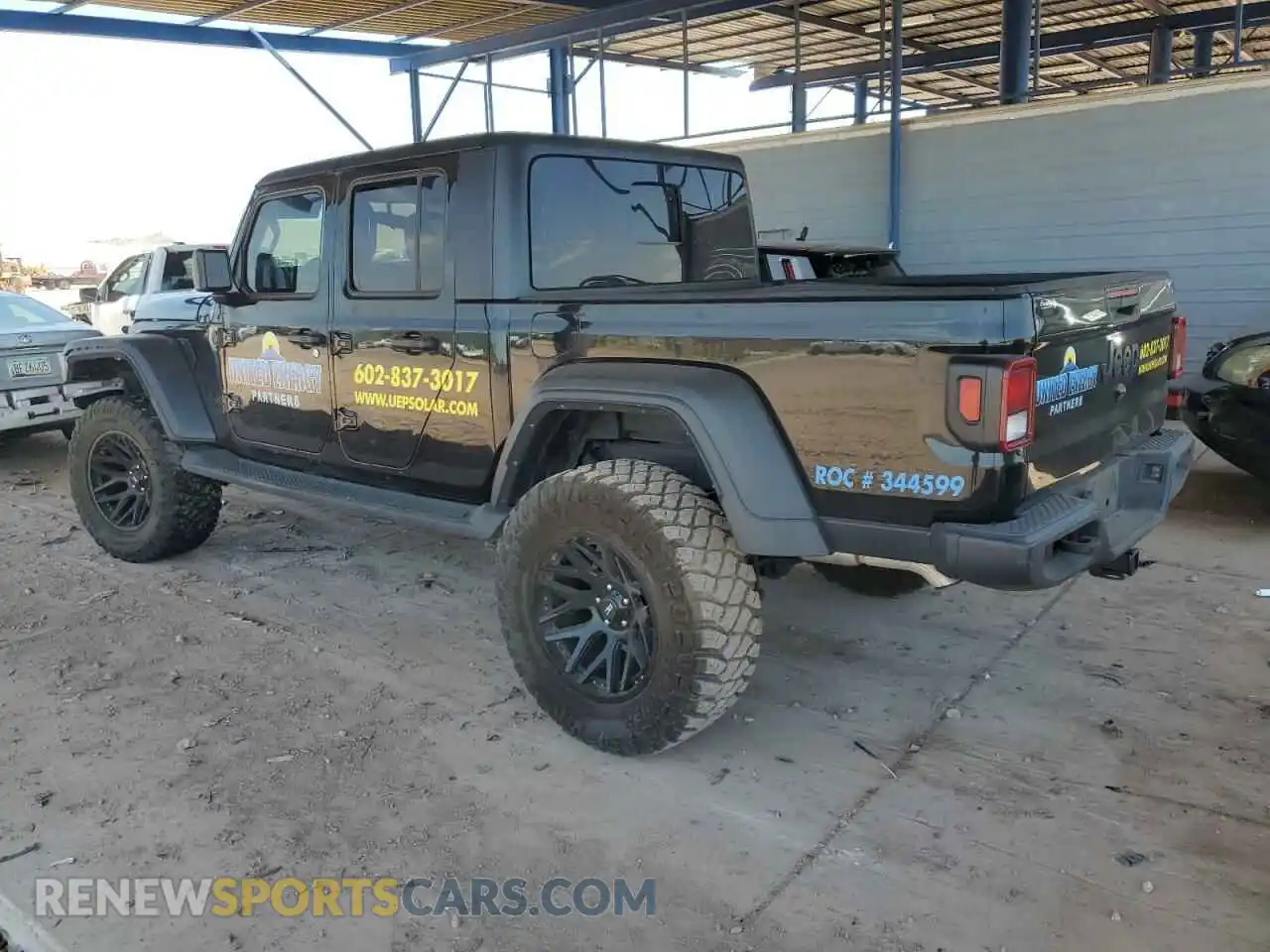 2 Photograph of a damaged car 1C6JJTAG3NL150776 JEEP GLADIATOR 2022