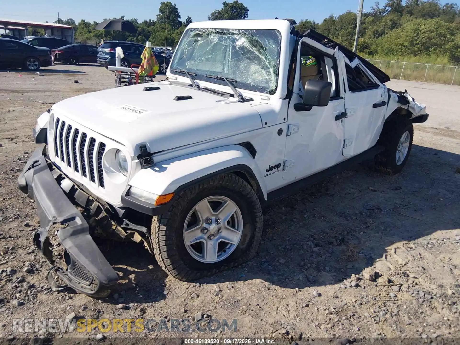 2 Photograph of a damaged car 1C6JJTAG8NL167315 JEEP GLADIATOR 2022
