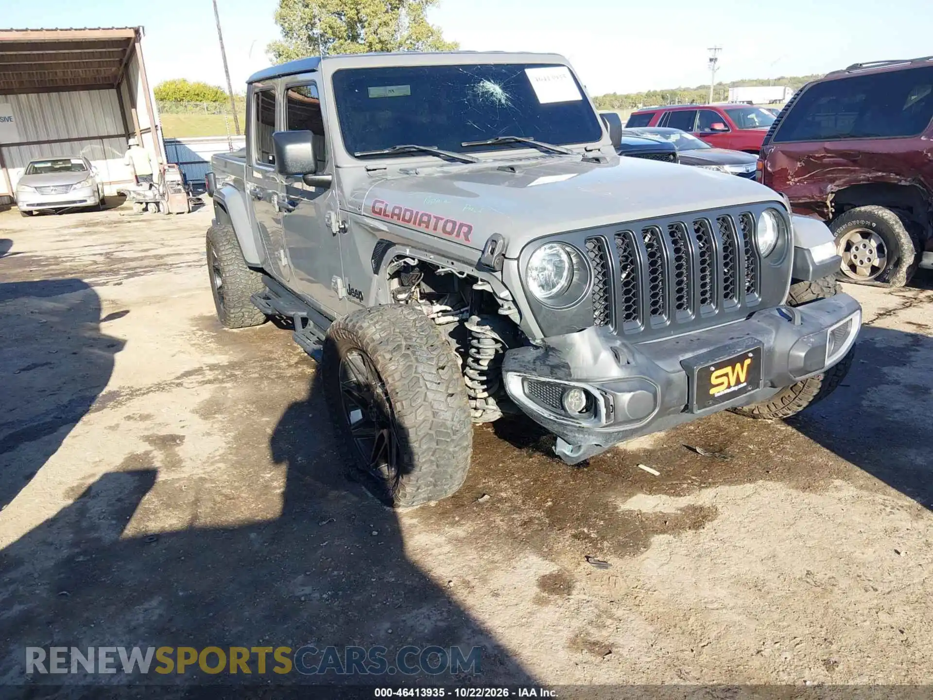 1 Photograph of a damaged car 1C6JJTAM1NL108922 JEEP GLADIATOR 2022
