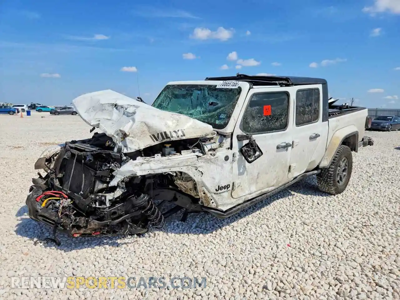 1 Photograph of a damaged car 1C6JJTAM8NL118976 JEEP GLADIATOR 2022